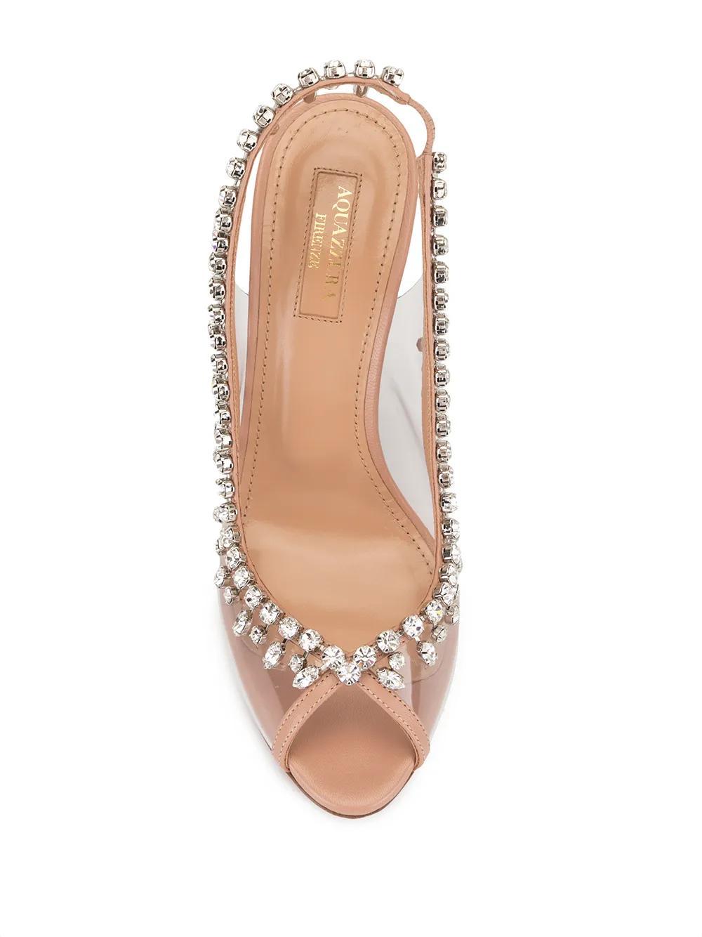 110mm Temptation crystal-embellished pumps Product Image