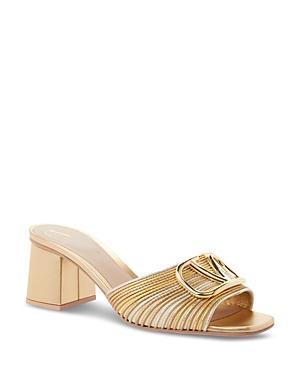 Womens Metallic VLogo Signature Slide Sandals 60MM Product Image