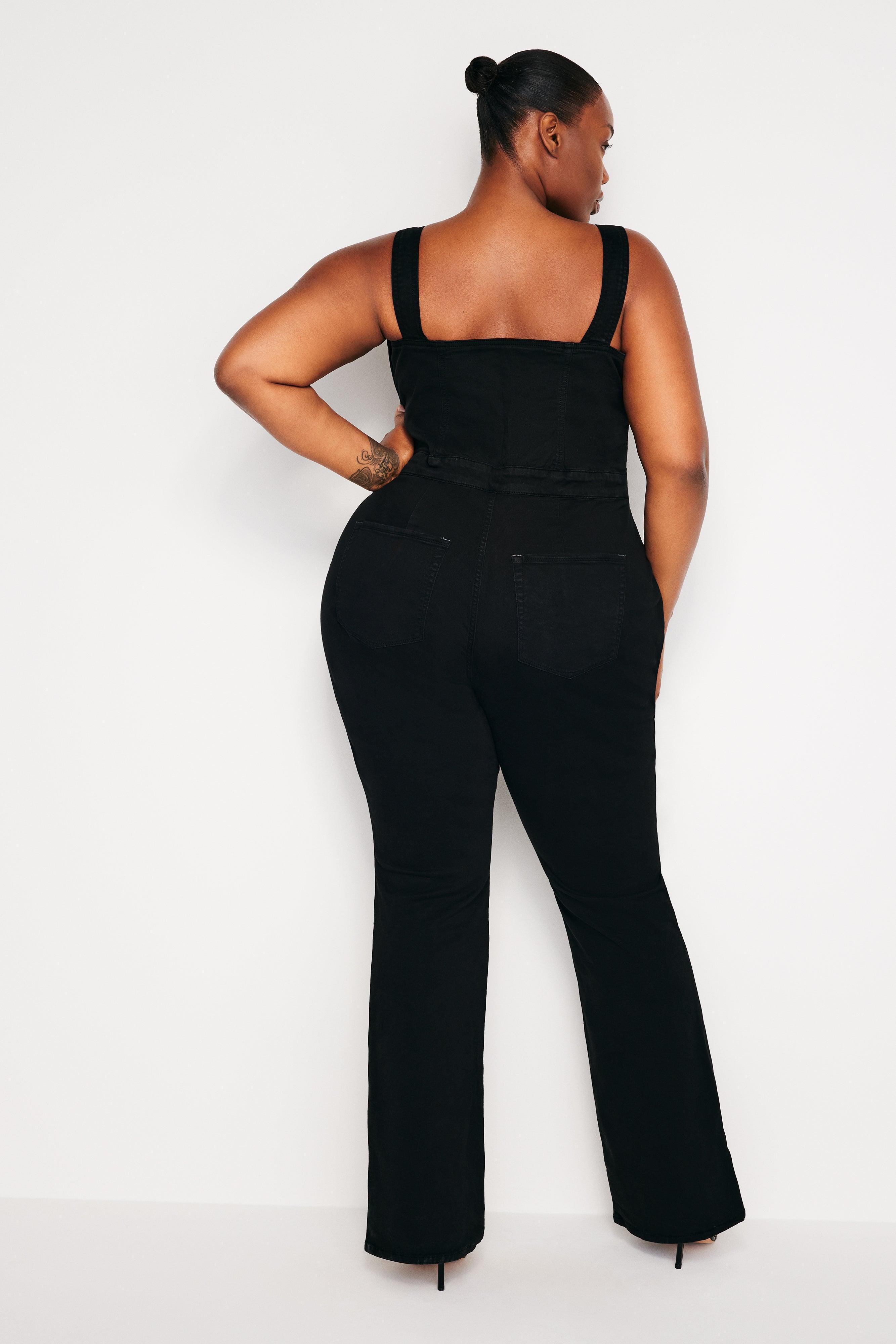 LACE UP UTILITY JUMPSUIT | BLACK001 Product Image