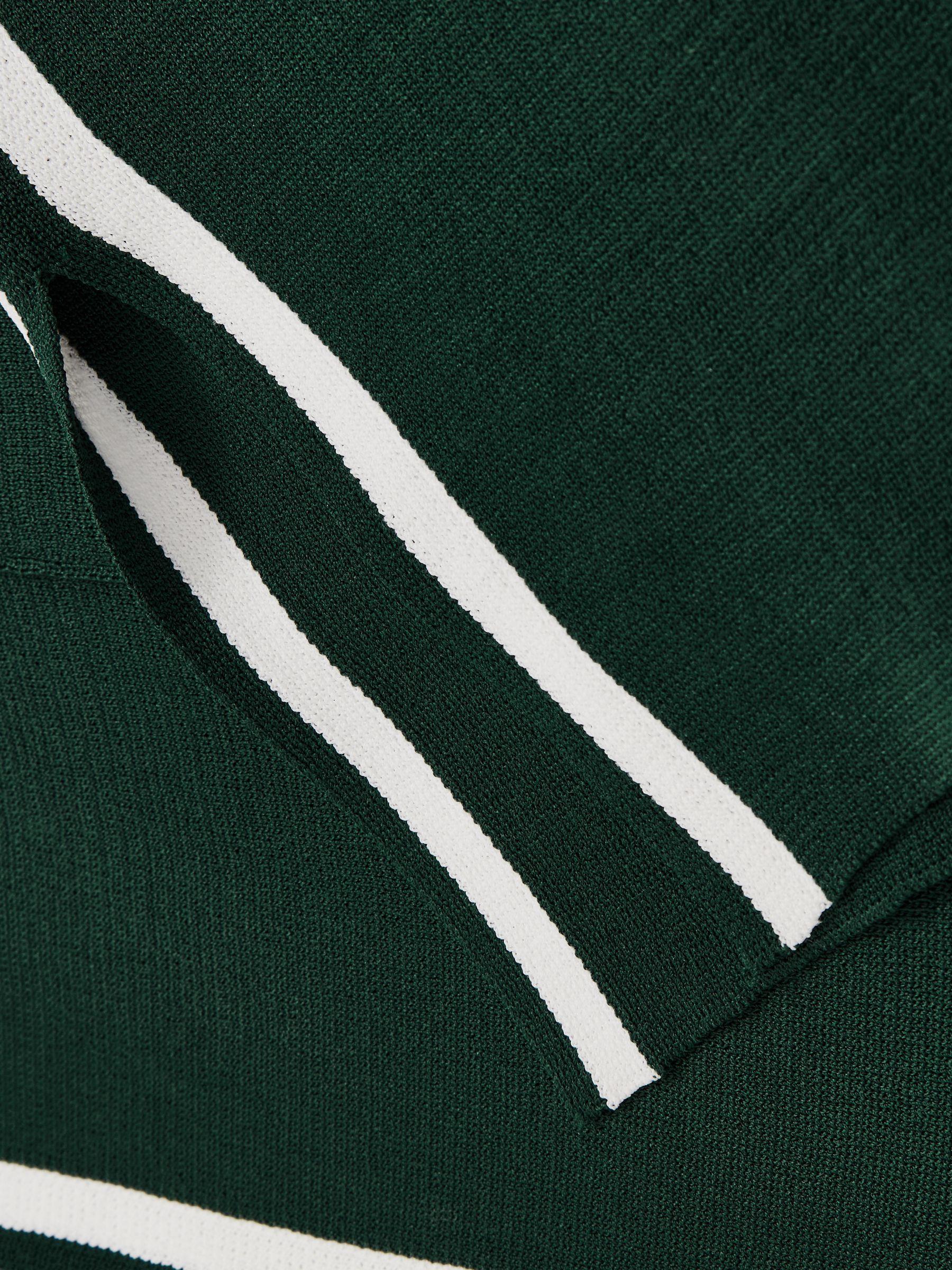 Stripe Knitted Joggers in Green Product Image