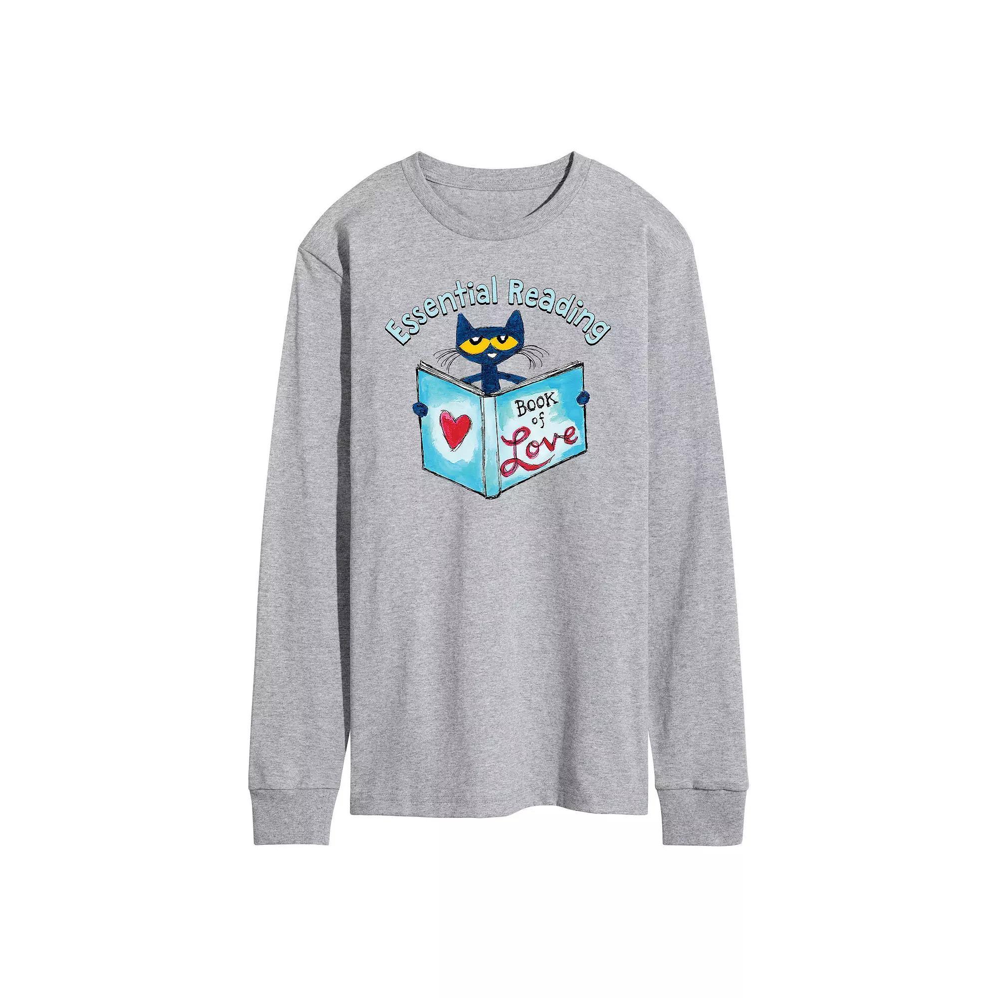 Men's Pete the Cat Book Long-Sleeve Tee,  Product Image