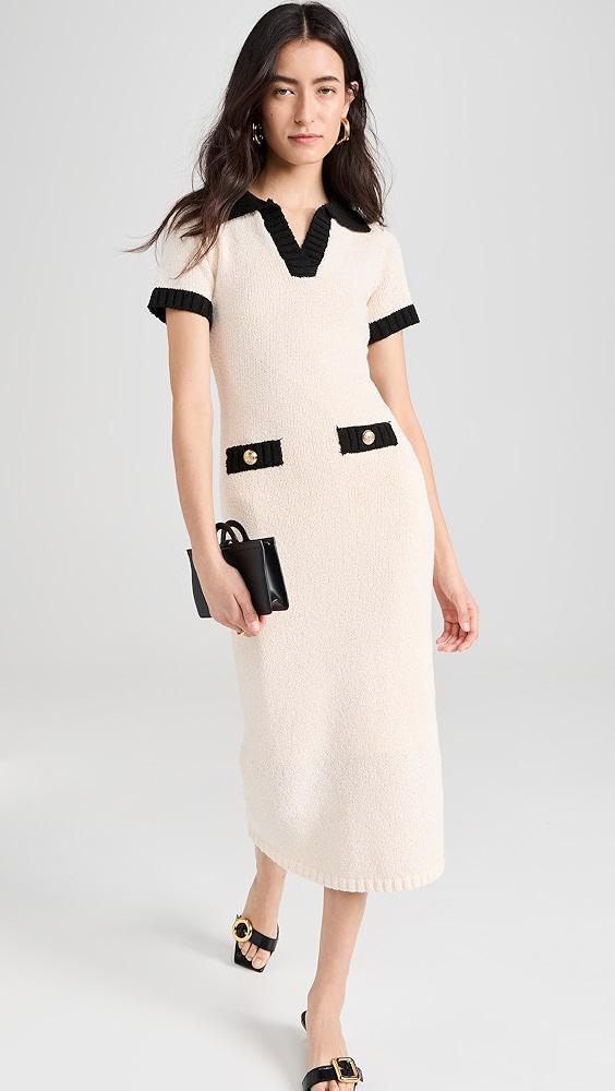 endless rose Crochet Knit Collared Dress | Shopbop Product Image