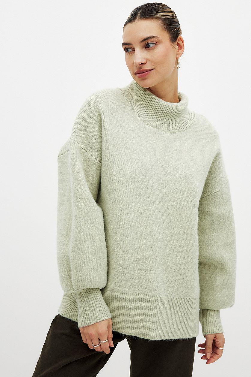 Knitted Turtle Neck Sweater Product Image