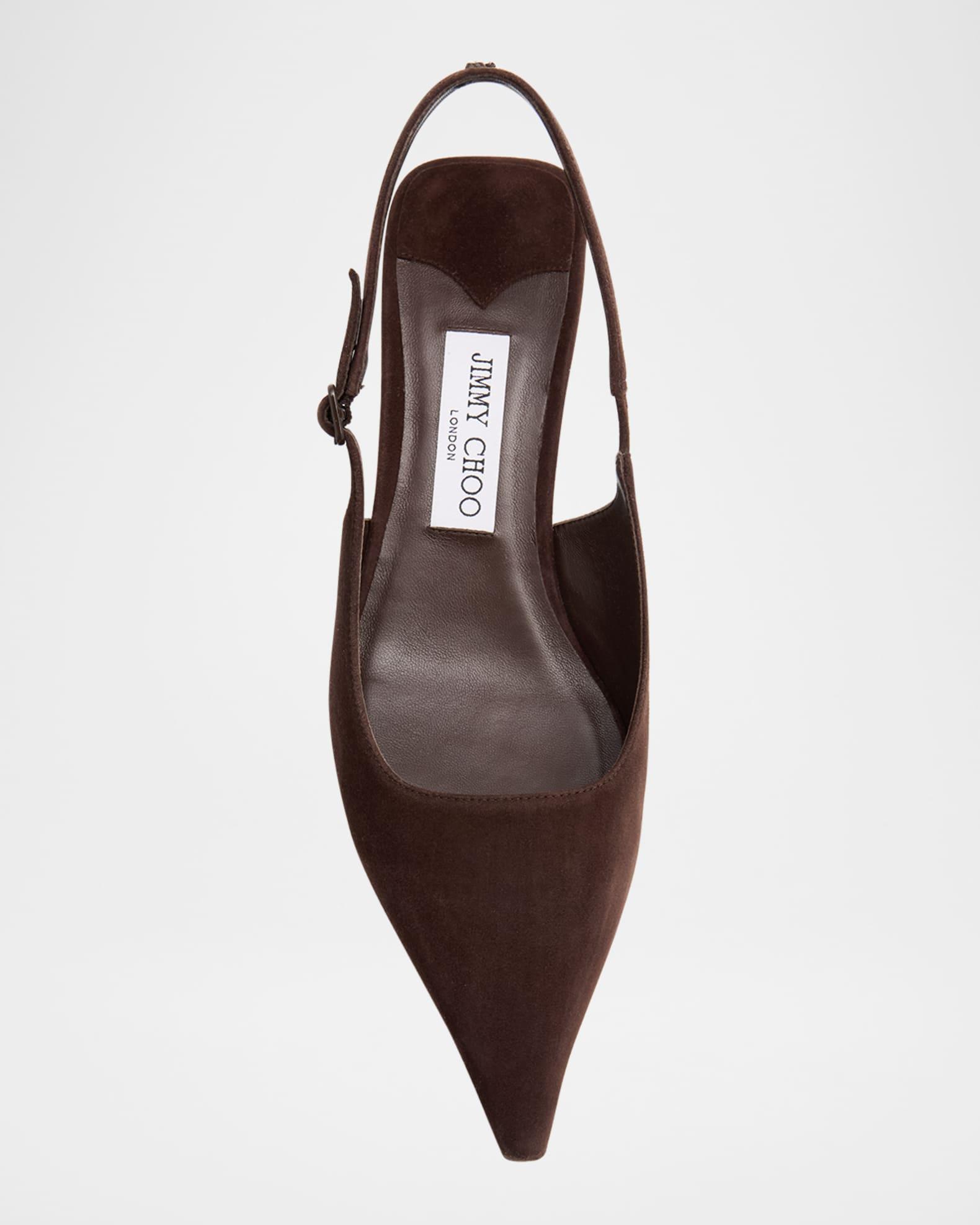 Amel 50 Suede Slingback Pumps Product Image