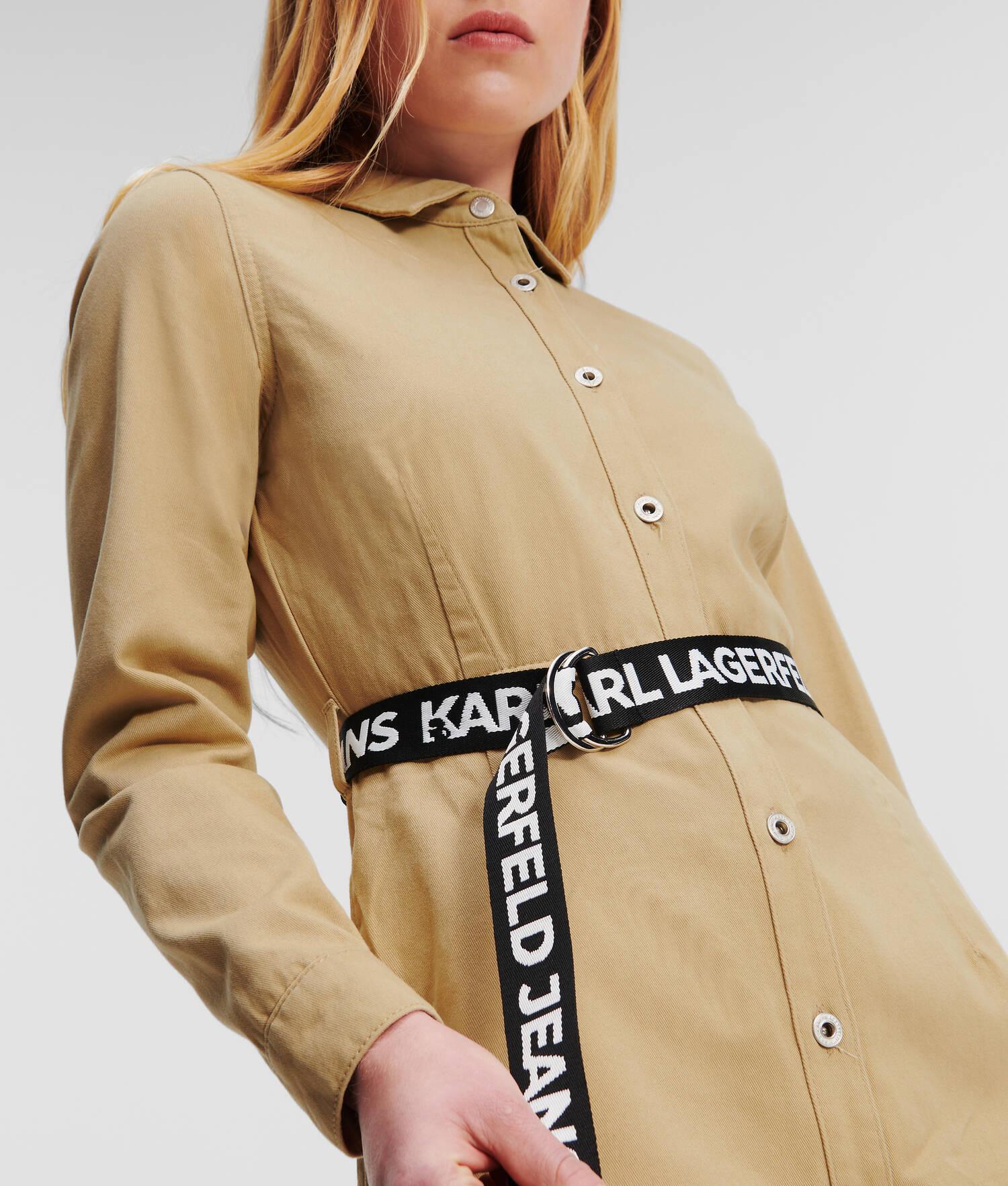 KLJ LONG-SLEEVED SHIRT DRESS Product Image