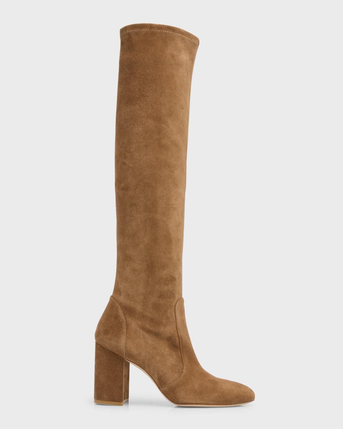 Yuliana Suede Knee Boots Product Image