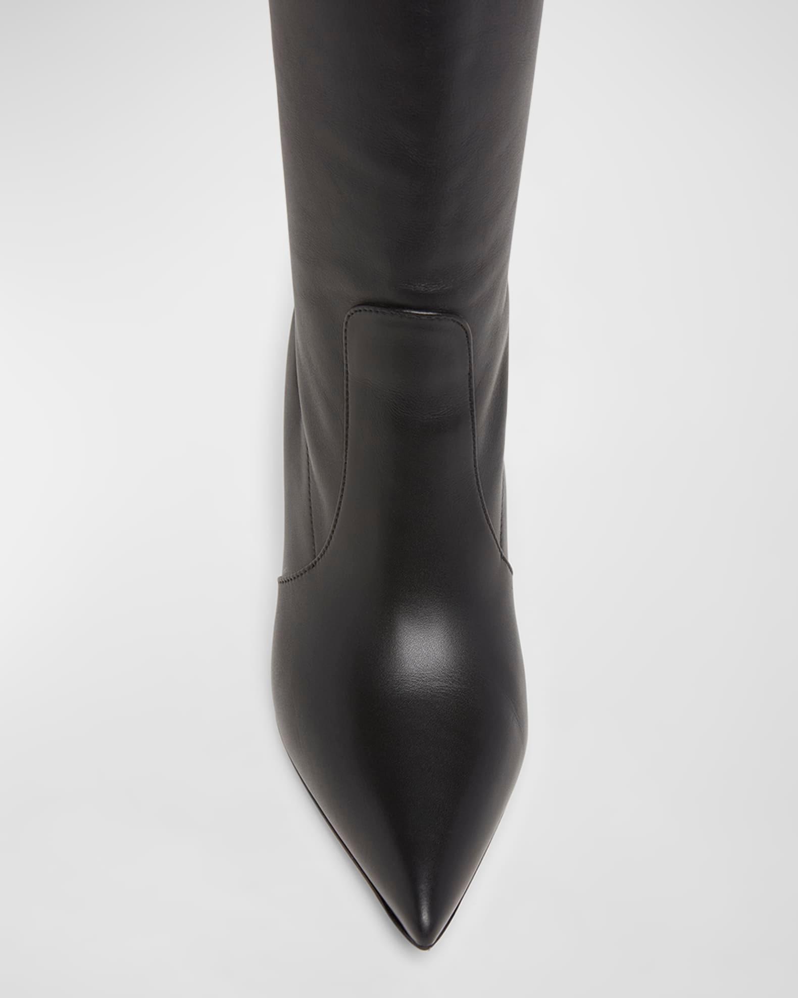 Calfskin Leather Over-The-Knee Boots Product Image