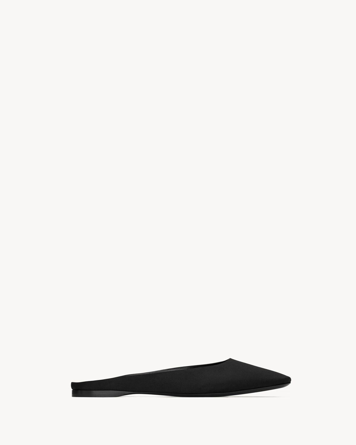 LIDO slip-ons in satin crepe | Saint Laurent | YSL.com Product Image