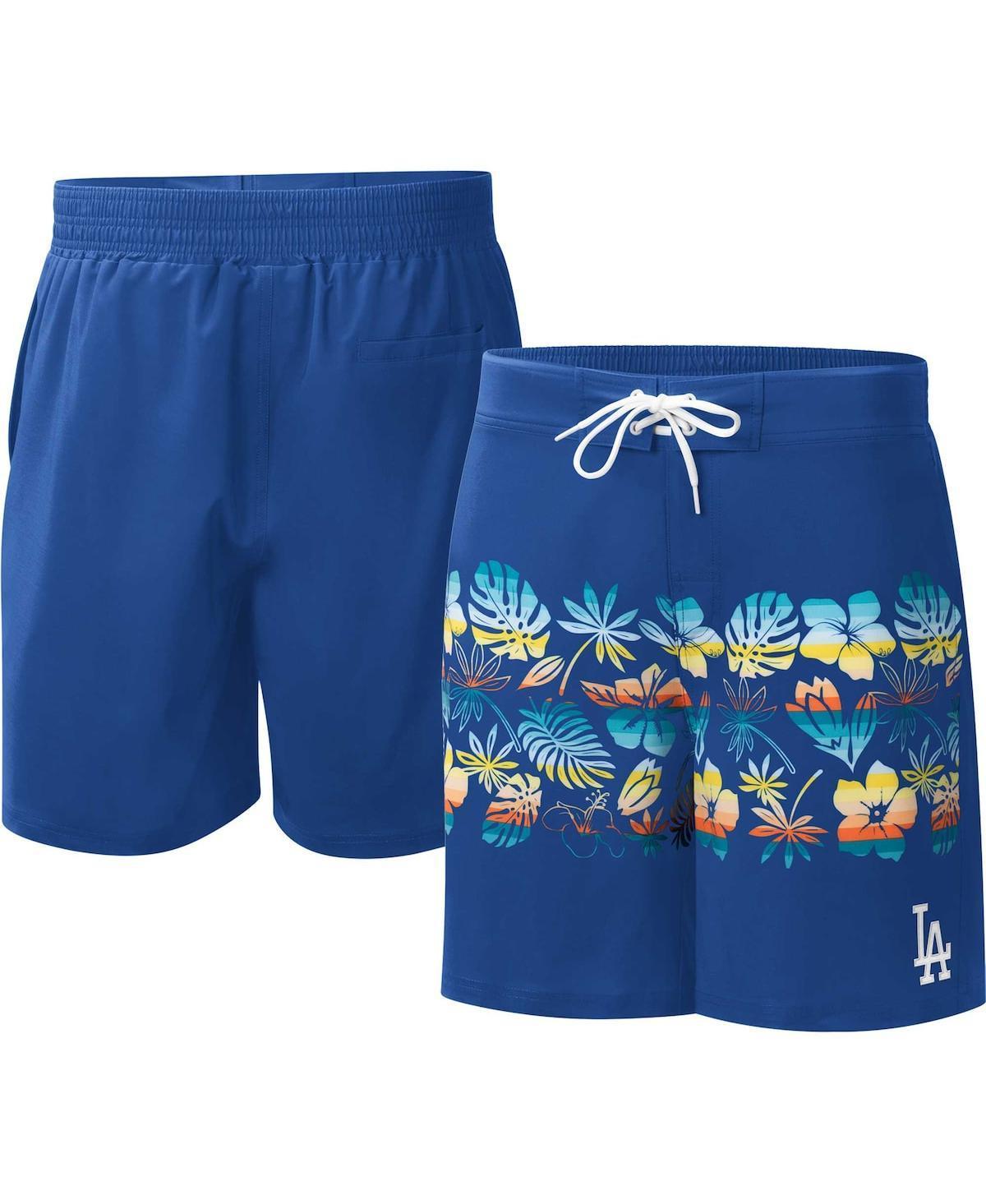 Men's G-III Sports by Carl Banks  Royal Los Angeles Dodgers Breeze Volley Swim Shorts, Size: Medium, Blue Product Image