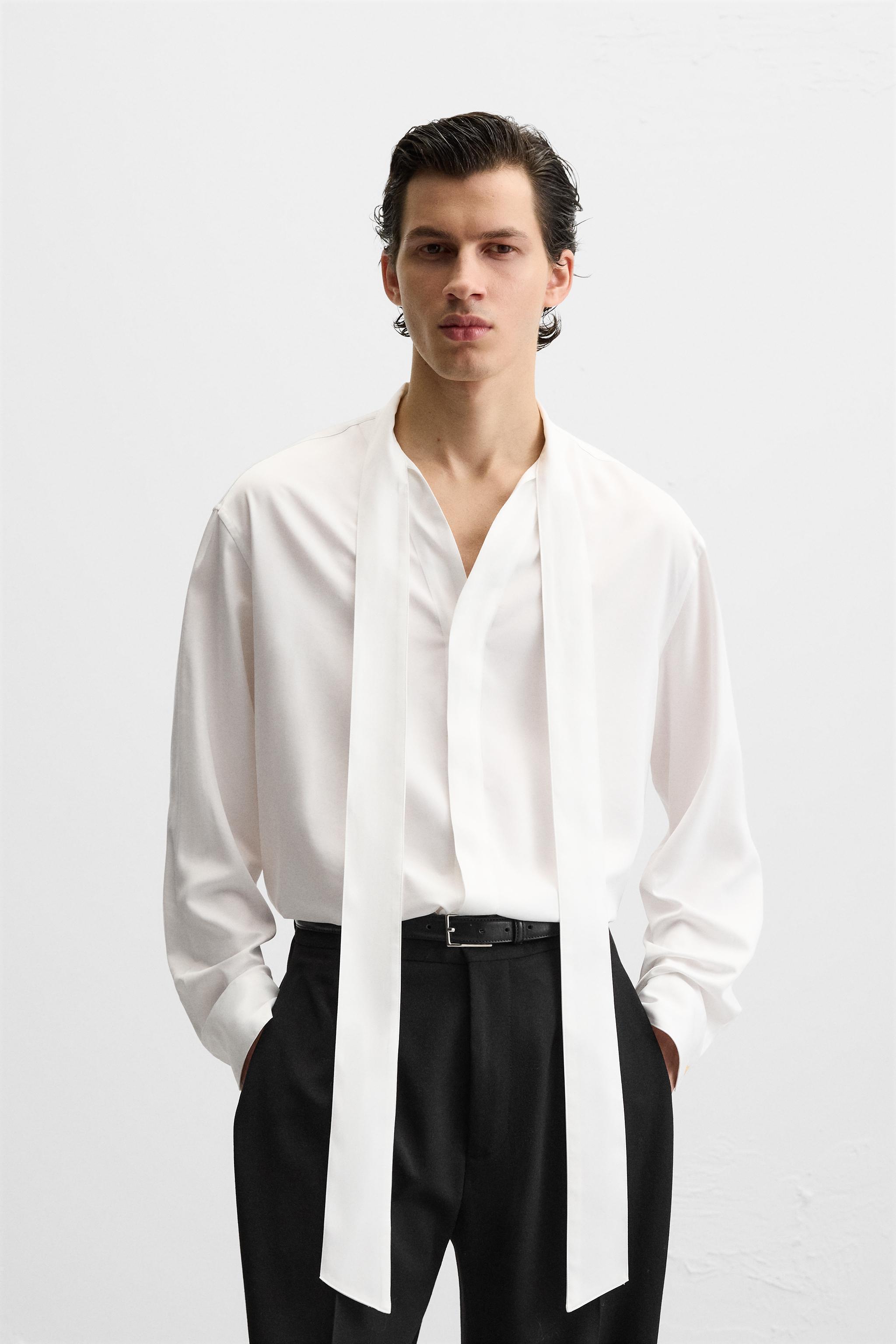 FLOWY BOW SHIRT Product Image