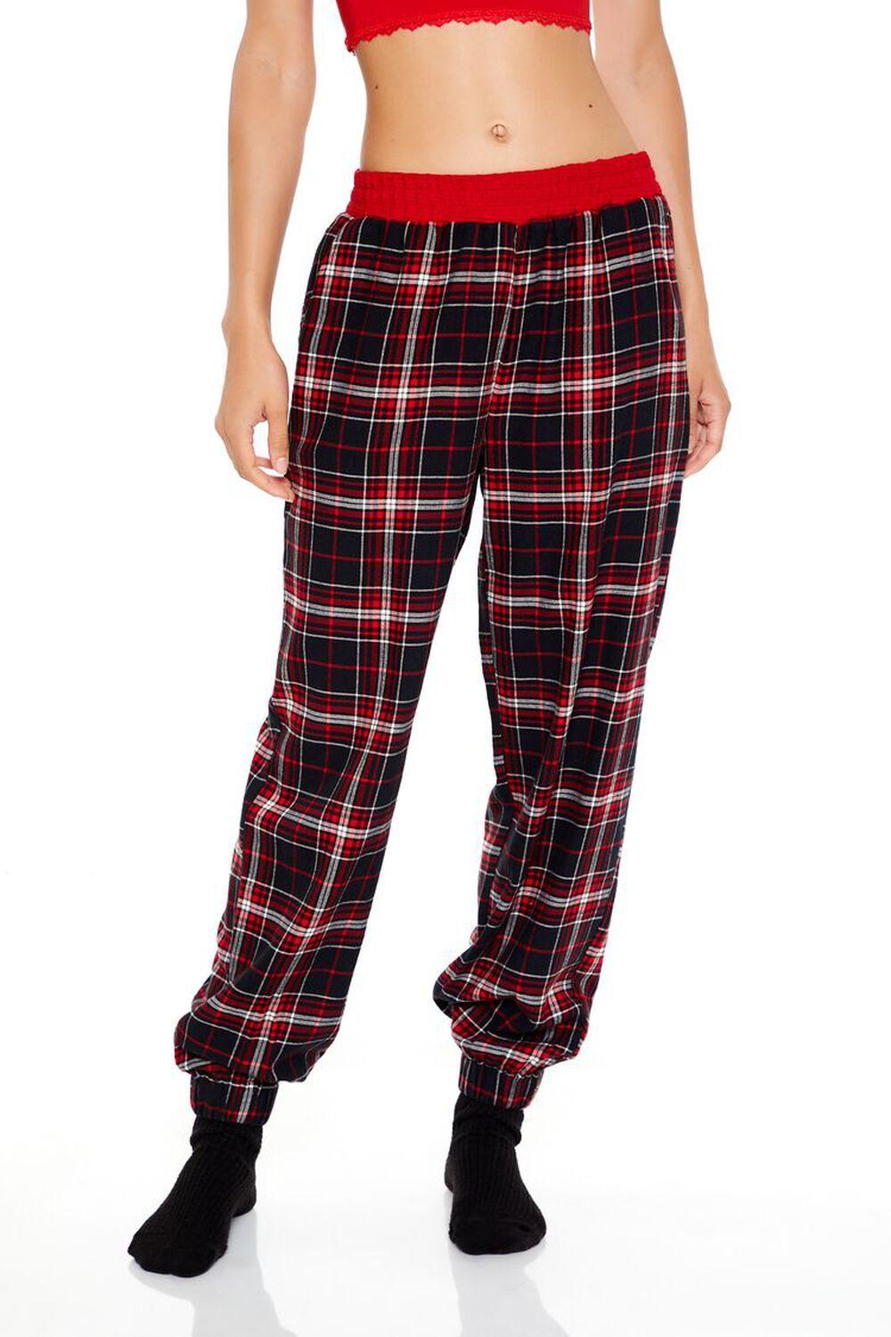 Plaid Flannel Pajama Shorts | Forever 21 Product Image