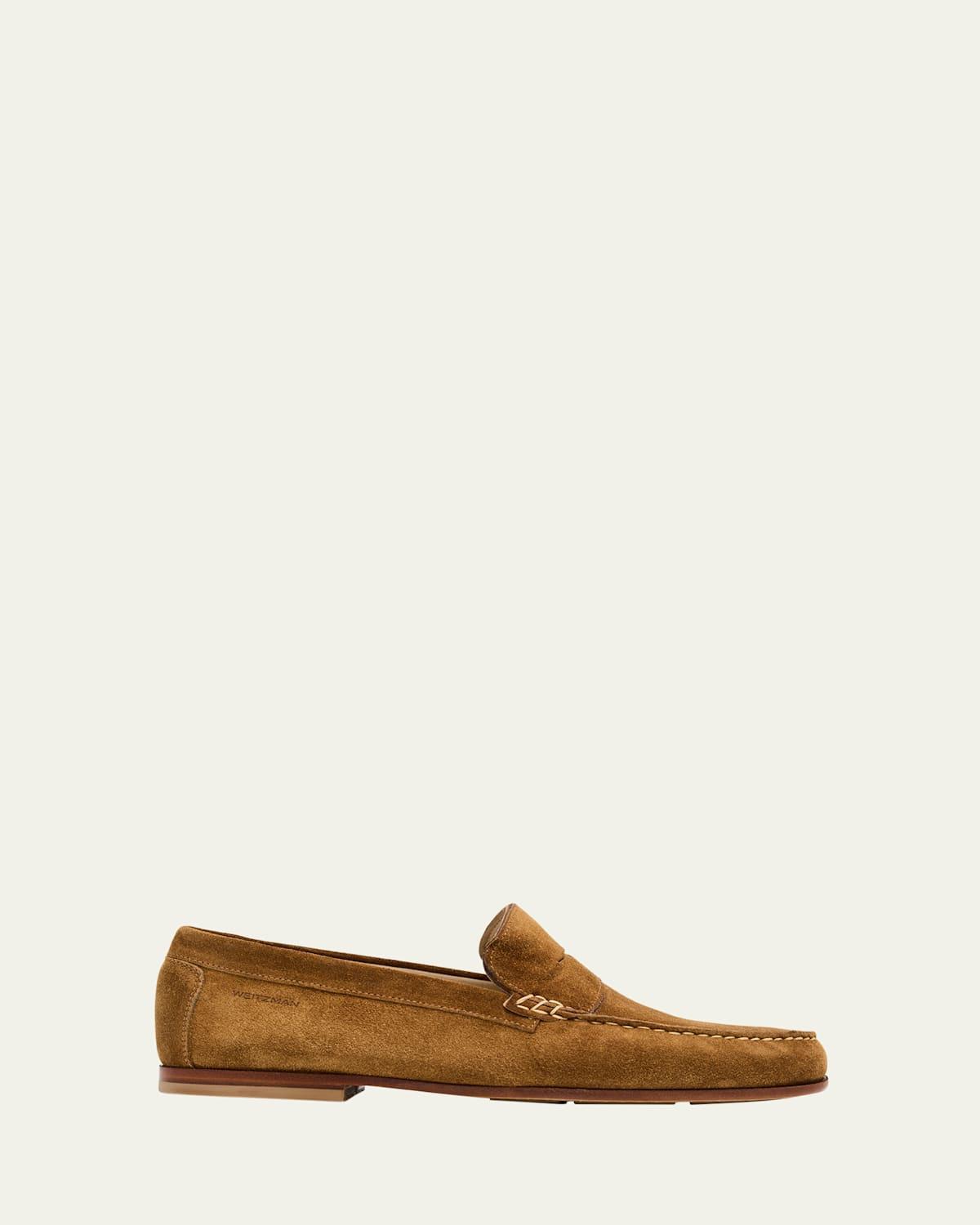 Mens Brady Suede Penny Loafers Product Image