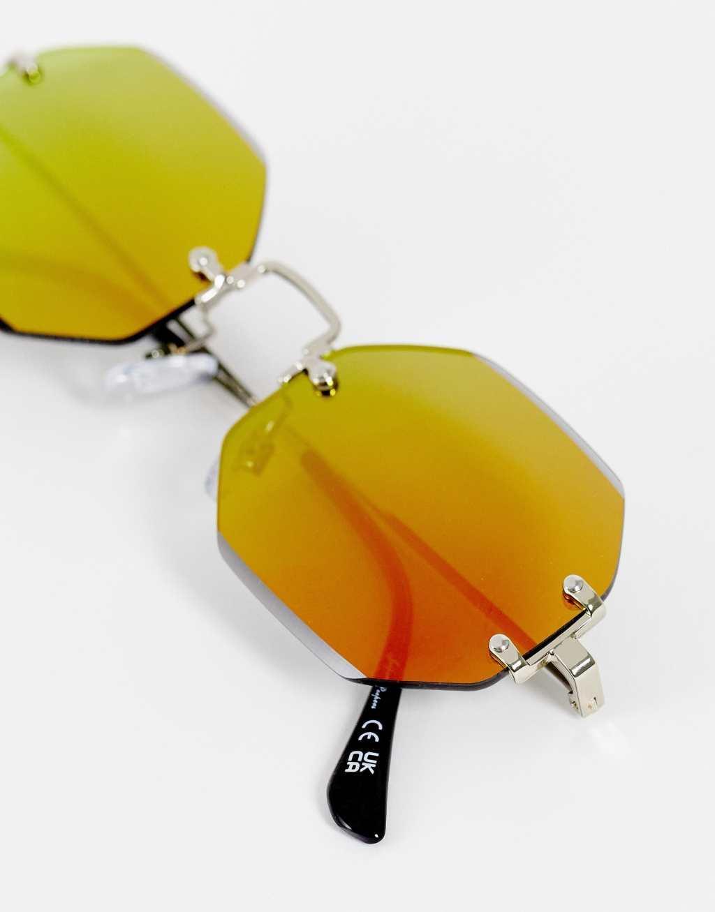 Jeepers Peepers metal hex sunglasses Product Image