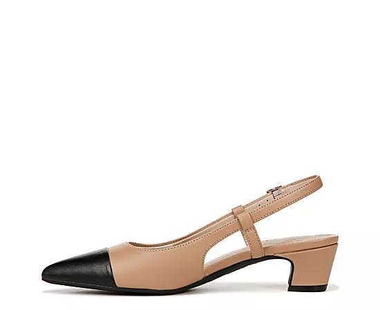 LifeStride Maven 2 Women's Slingback Pumps, Size: 6.5 Wide, Black Sienna Product Image