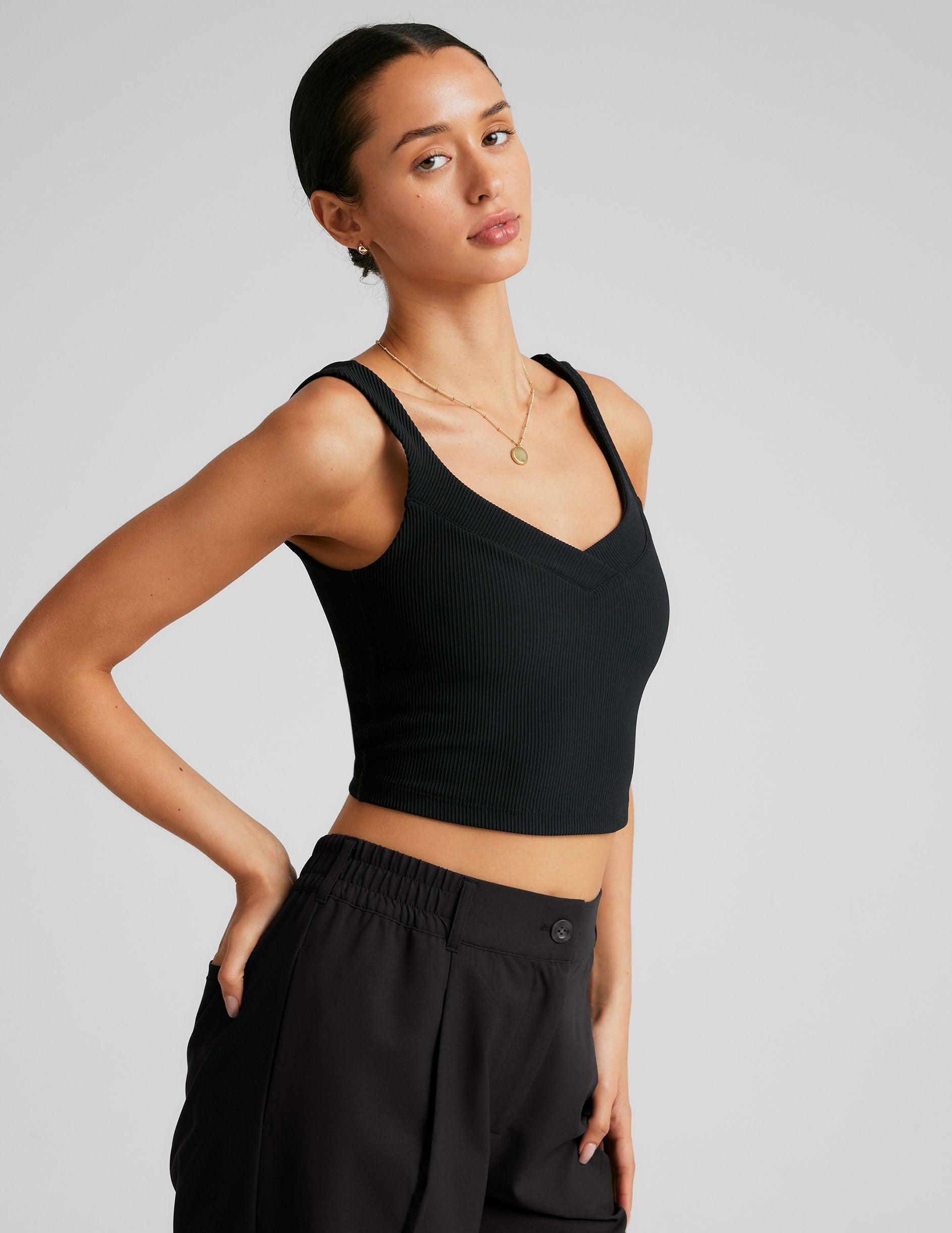 Impulse Ribbed Cropped Tank Product Image