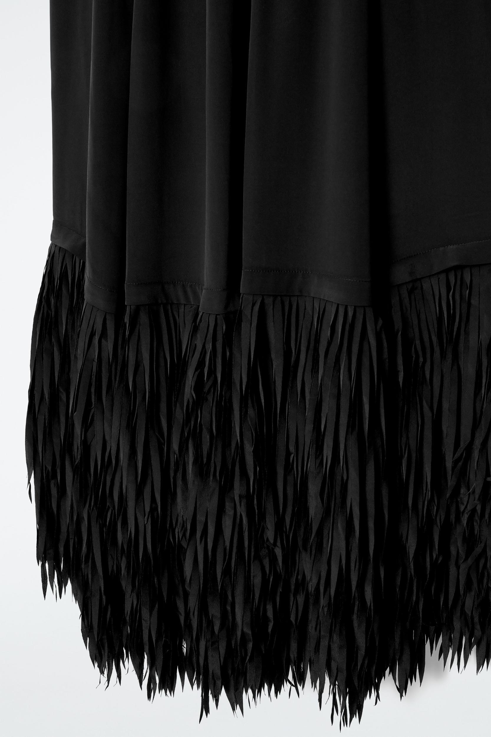FRINGED-HEM DRESS Product Image