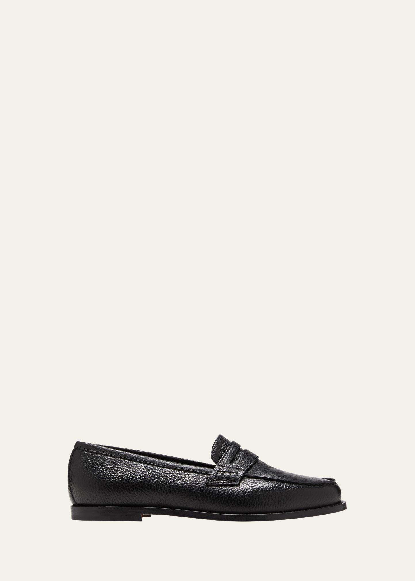 Perrita Leather Penny Loafers Product Image