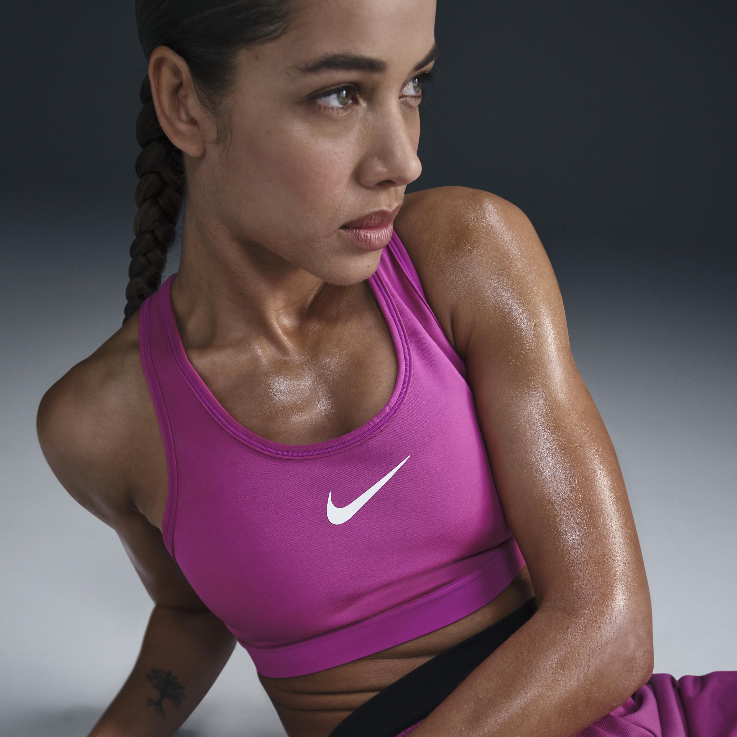 Nike Women's Swoosh High Support Non-Padded Adjustable Sports Bra Product Image