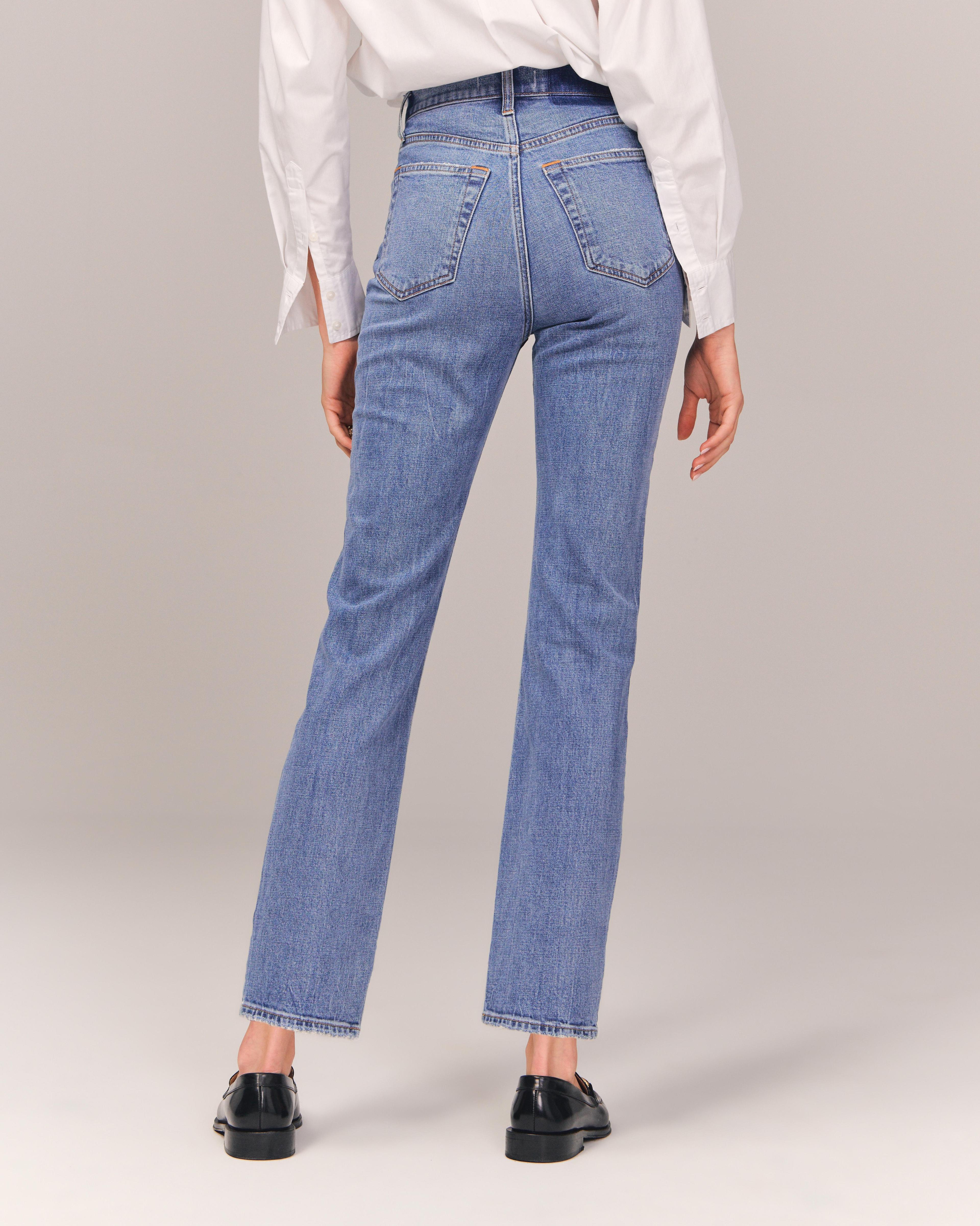 Ultra High Rise Ankle Straight Jean Product Image