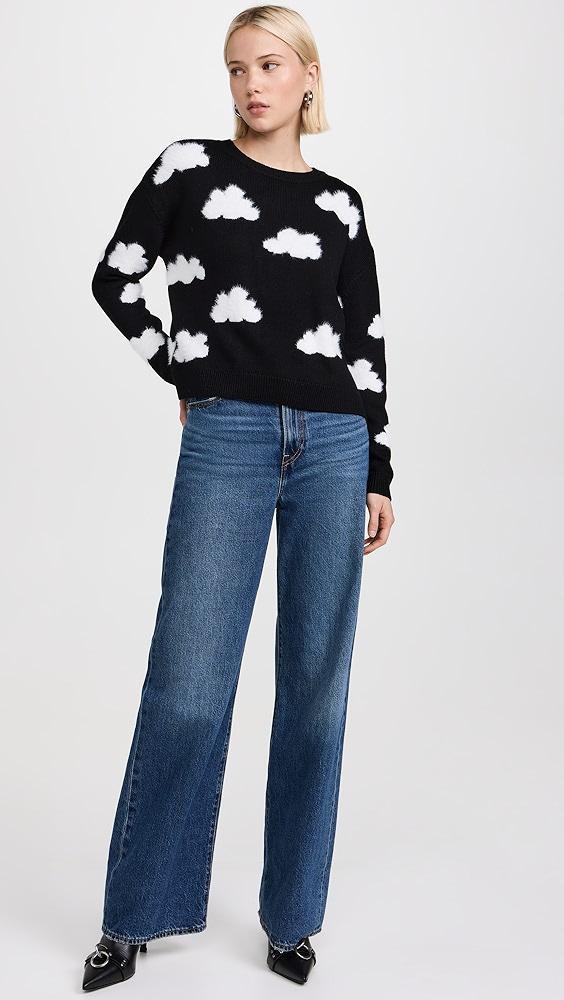 alice + olivia Gleeson Fuzzy Cloud Pullover | Shopbop Product Image