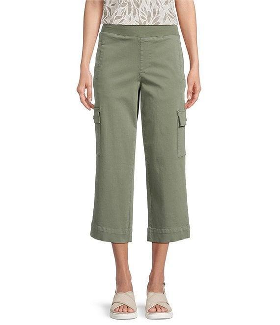 Intro Rib Knit Pheobe Pull-On Cargo Capri Pants Product Image