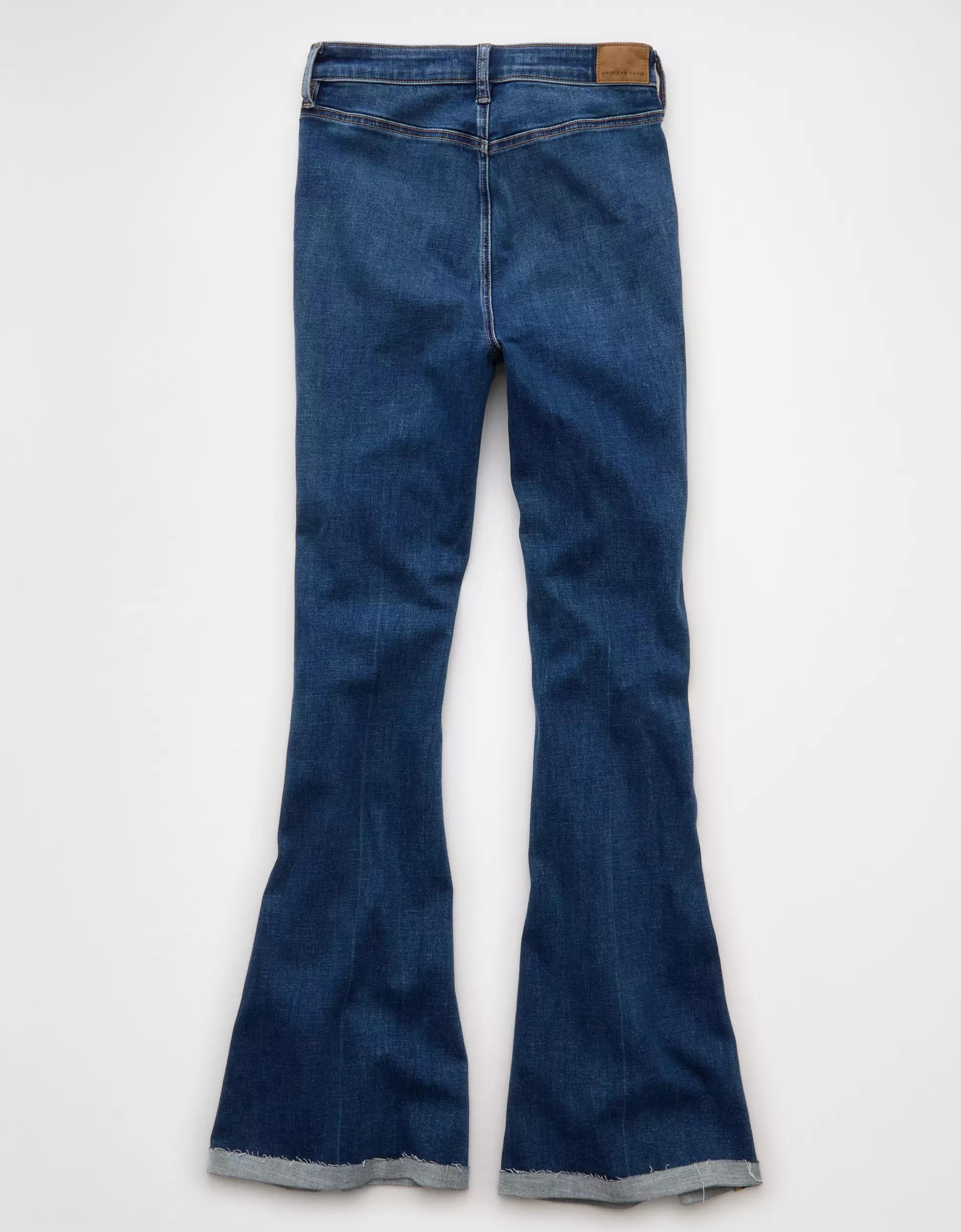 AE Next Level Super High-Waisted Flare Jean Product Image