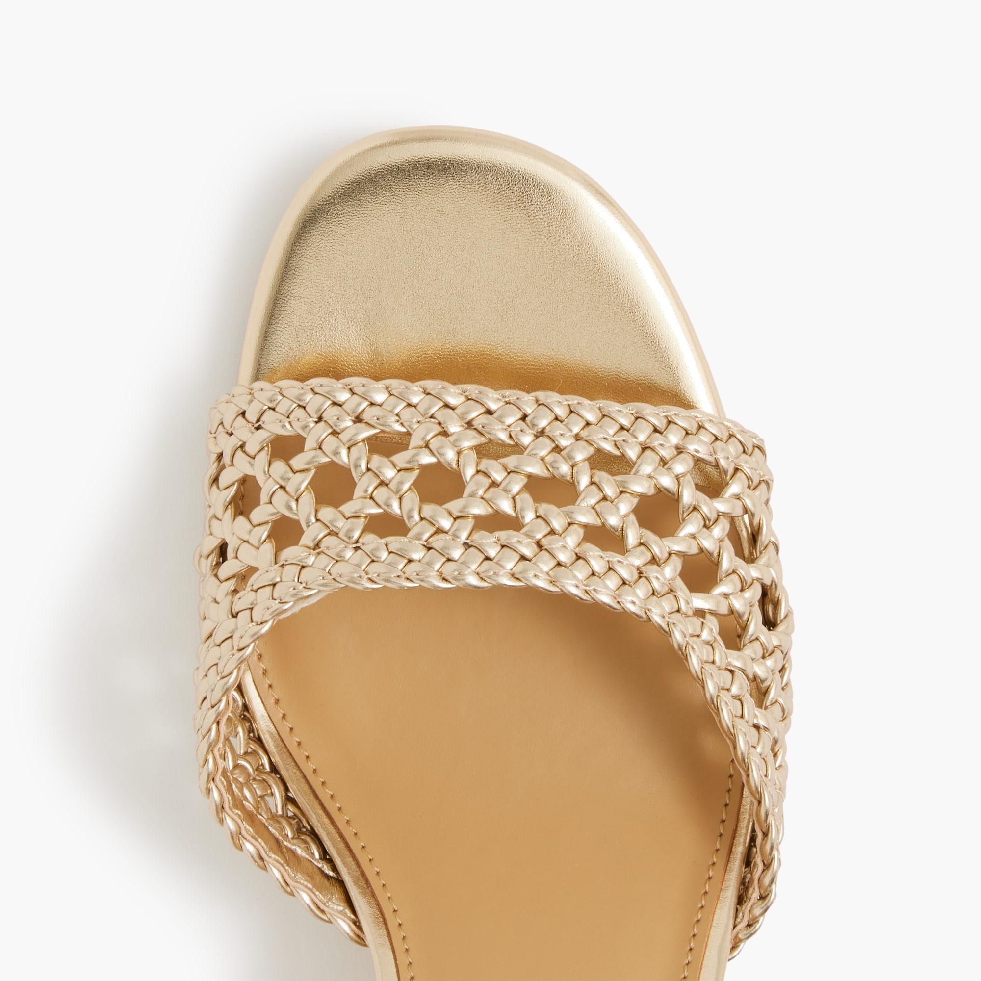 Woven heeled sandals Product Image