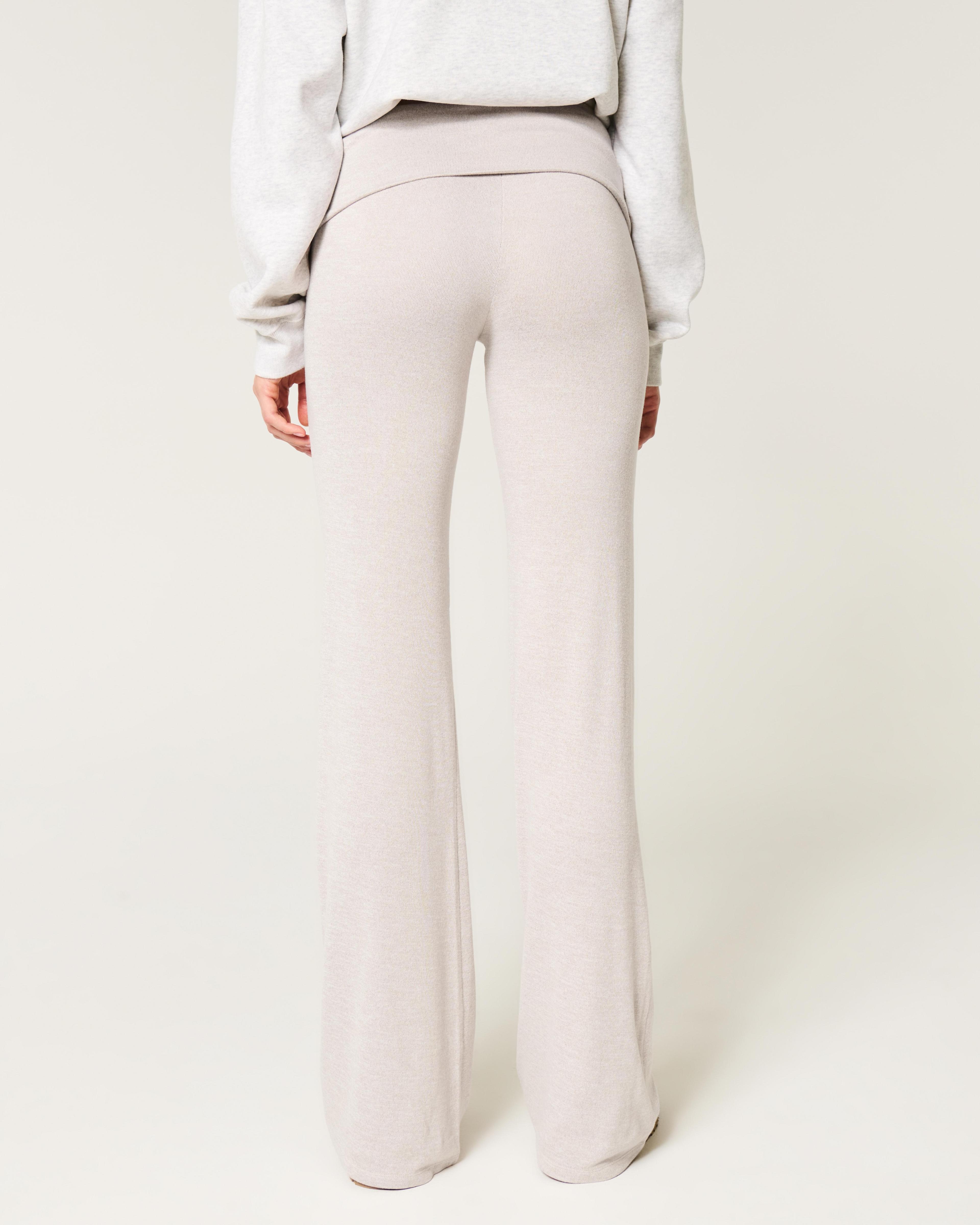 Cozy Knit Foldover Waist Sleep Pants Product Image