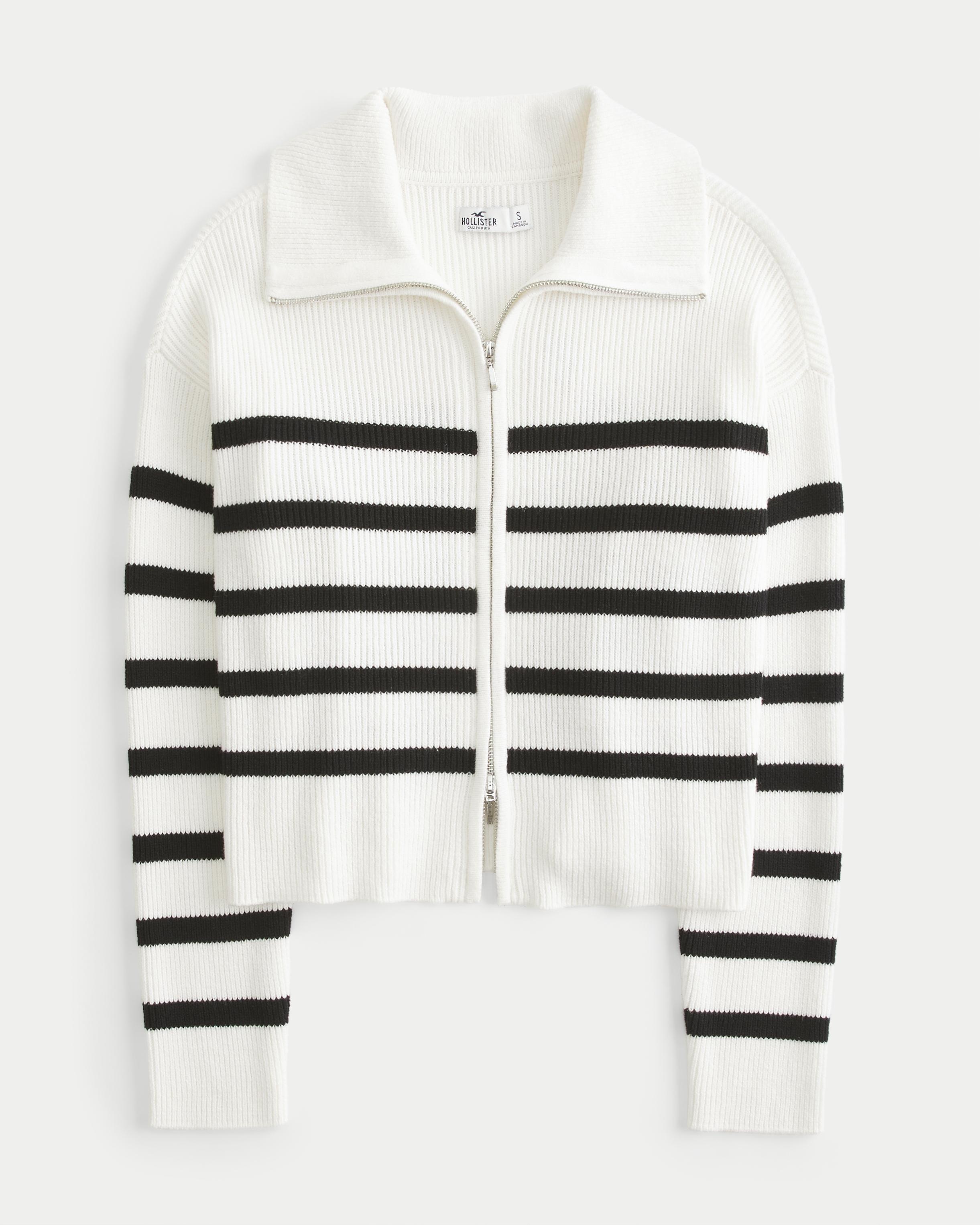 Easy Zip-Up Sweater Product Image