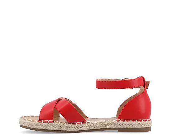 Journee Lyddia Women's Sandals, Size: 8, Red Product Image