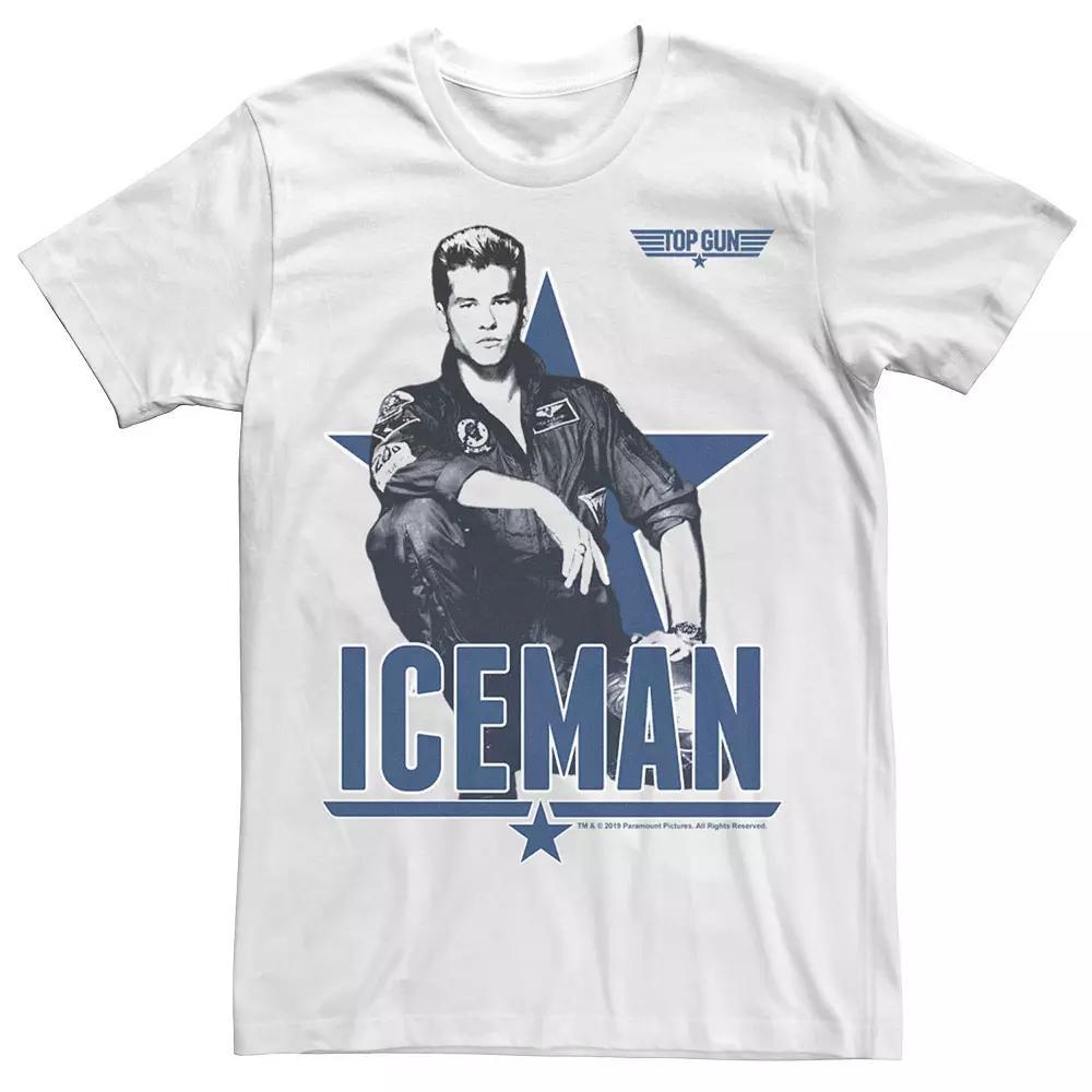 Men's Top Gun Iceman Portrait Poster Tee,  Product Image