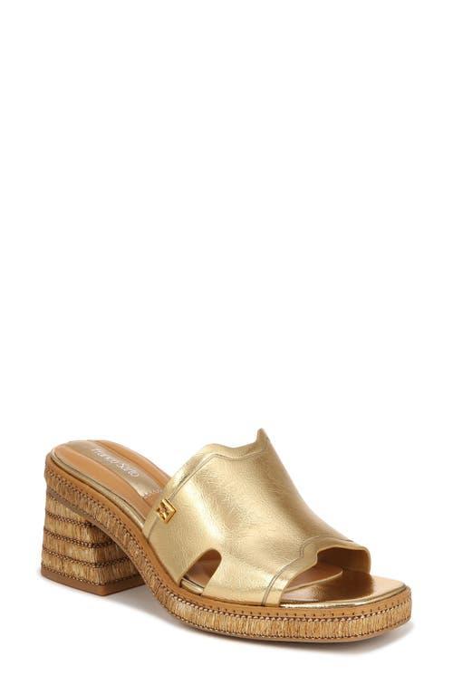 Franco Sarto Florence Fashion Slide Heeled Sandals Metallic) Women's Sandals Product Image