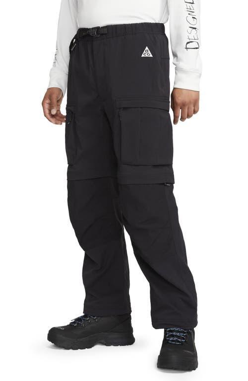 NIKE Acg Smith Summit Convertible Cargo Pants In Black Product Image