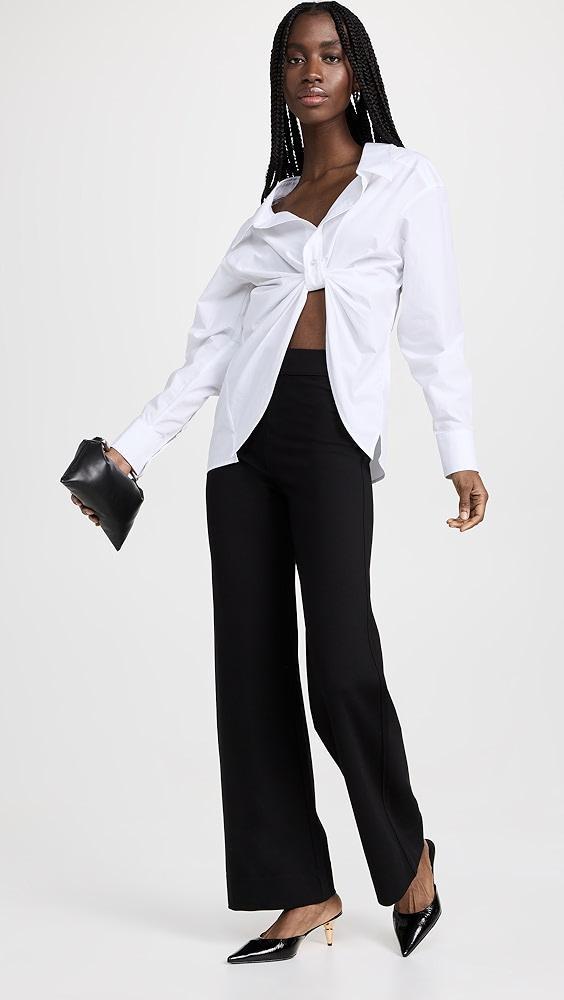 rag & bone Irina Ponte Wide Leg Pants | Shopbop Product Image