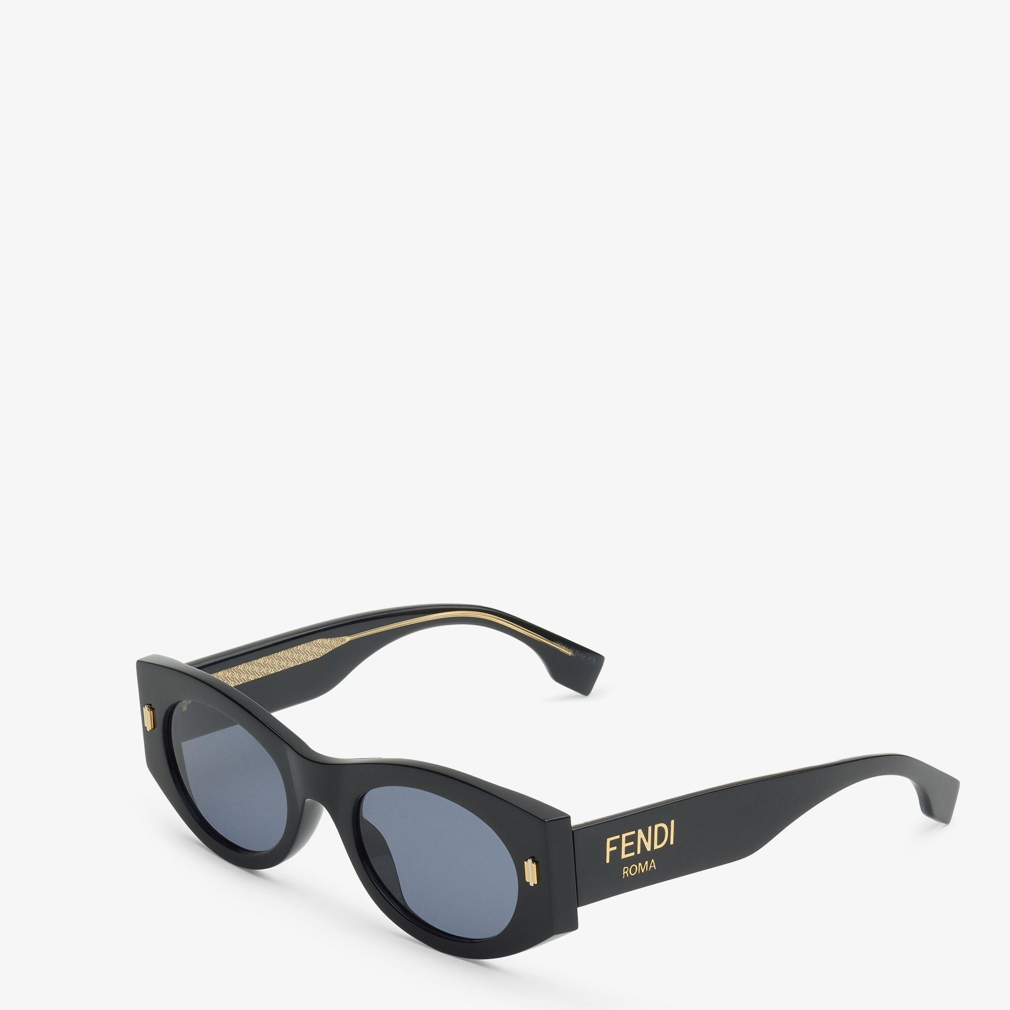 Fendi RomaBlack acetate sunglasses Product Image