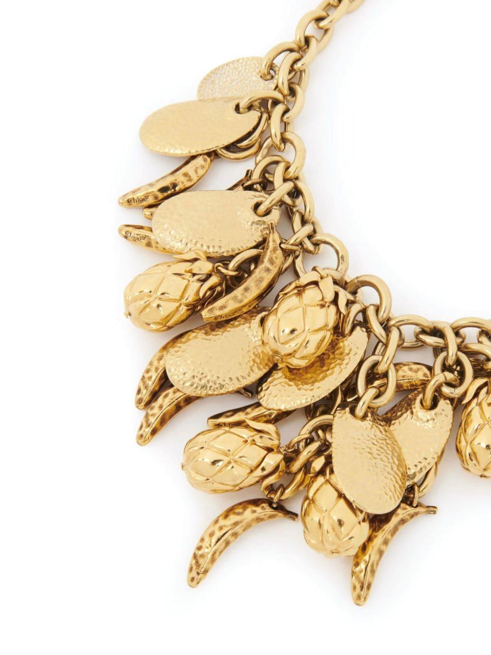 Fruits Necklace In Gold Product Image