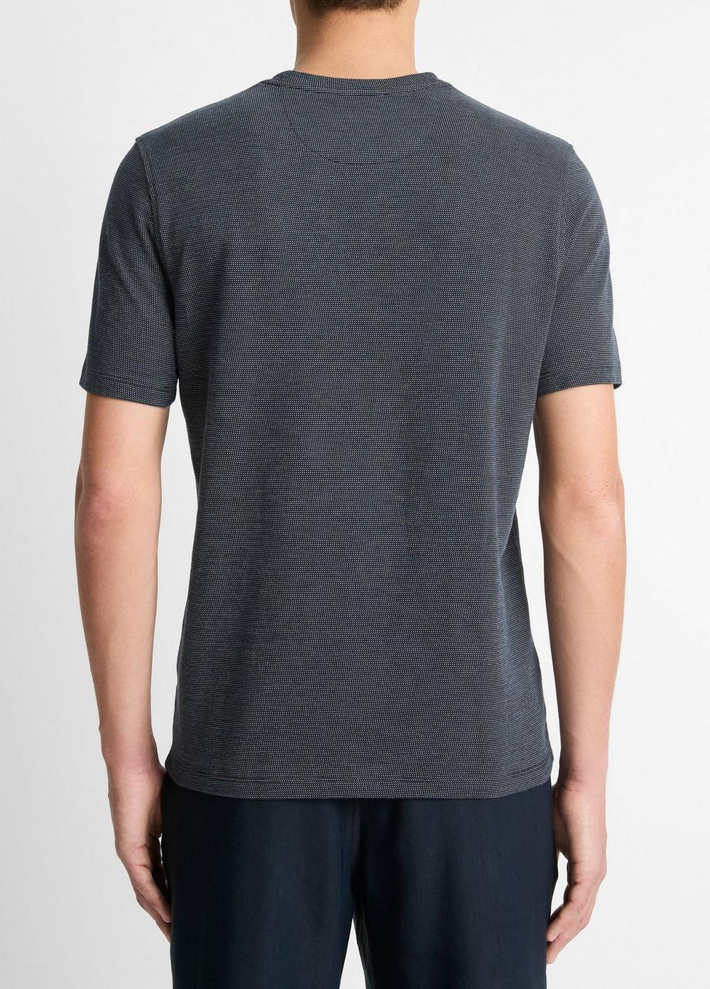 Birdseye Jacquard Pima Cotton T-Shirt Product Image