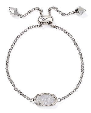 Kendra Scott Elaina Gold Adjustable Chain Bracelet in | Dichroic Glass Product Image