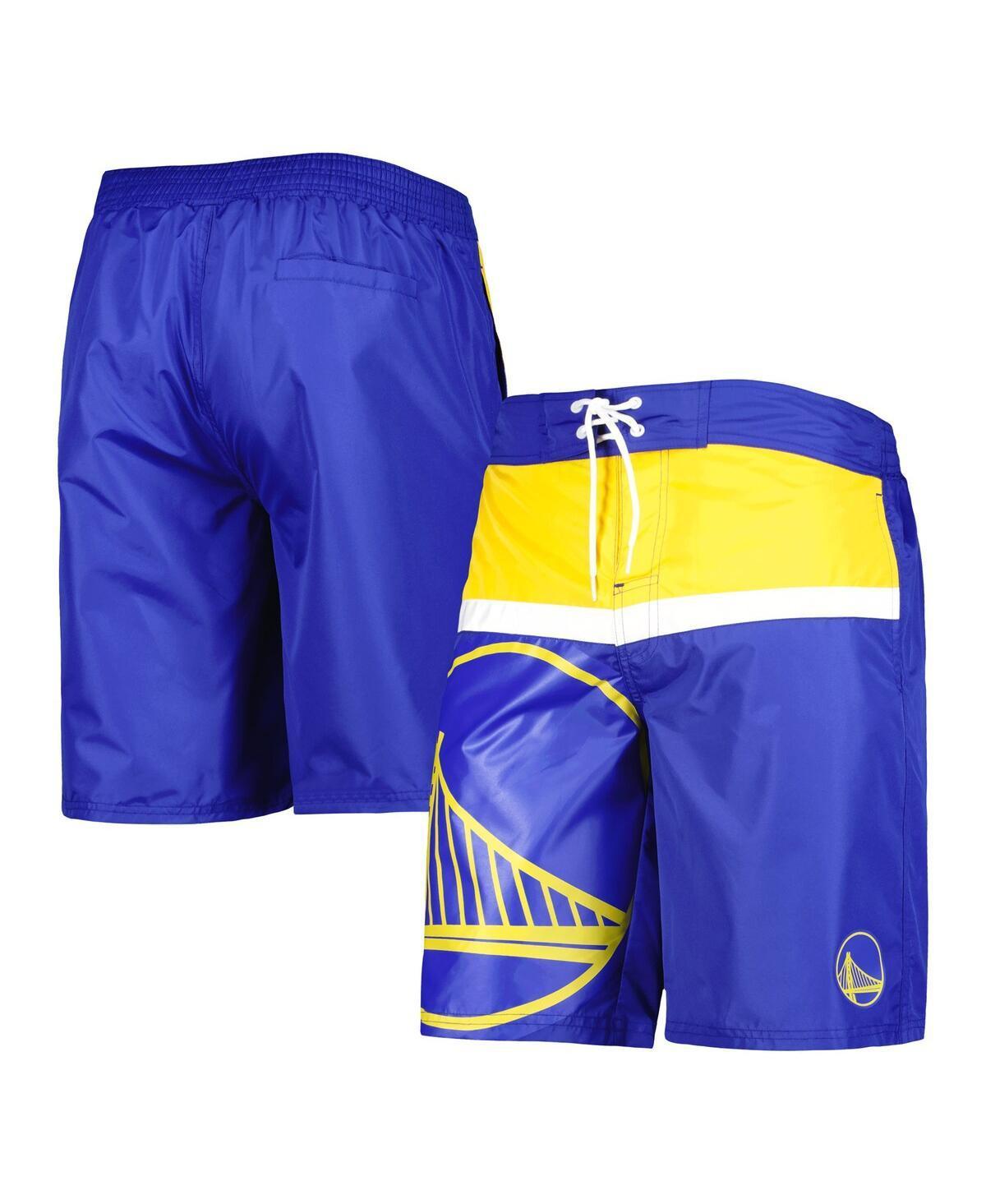 Mens G-III Sports by Carl Banks Royal Golden State Warriors Sea Wind Swim Trunks Product Image