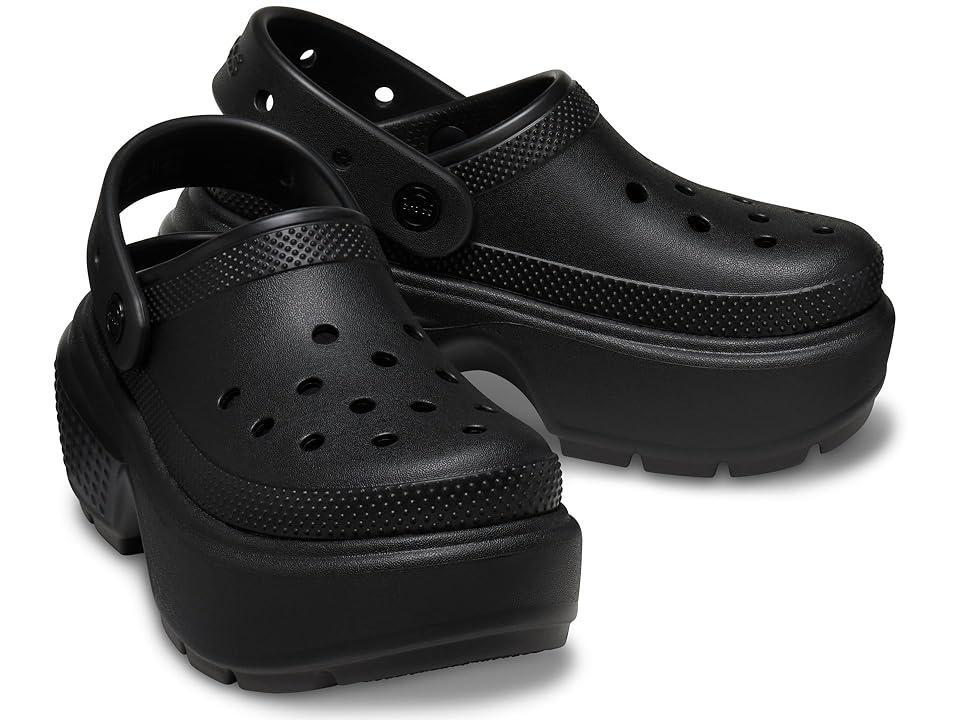 Crocs Womens Crocs Stomp Clogs - Womens Shoes Black Product Image