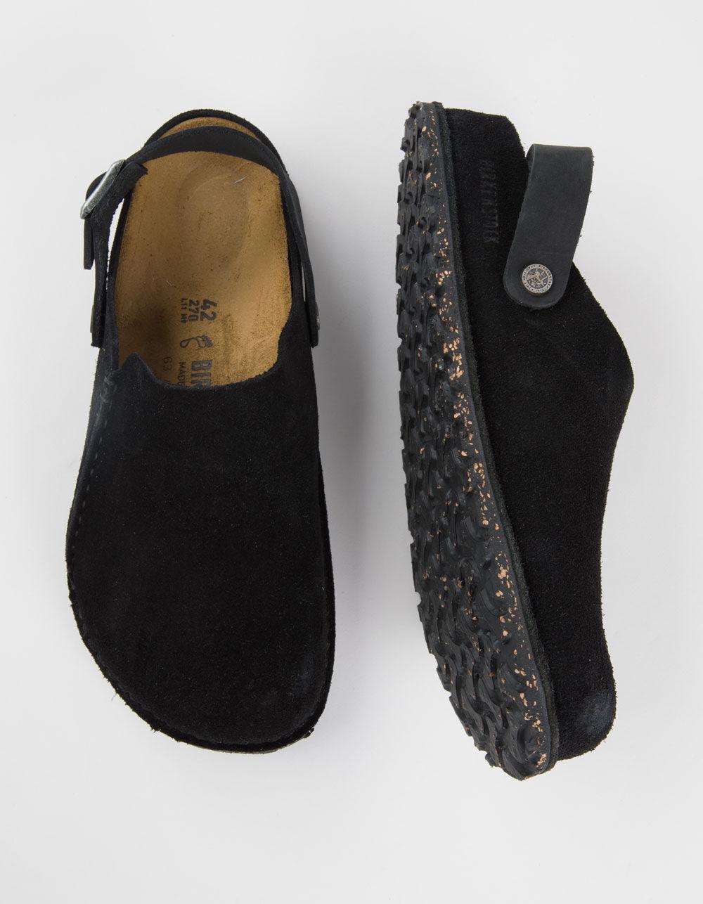 BIRKENSTOCK Lutry Premium Suede Mens Clogs Product Image