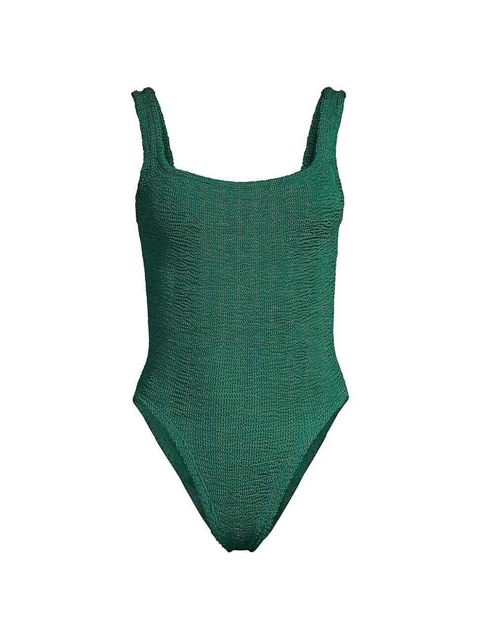 Womens Crinkle One-Piece Swimsuit Product Image