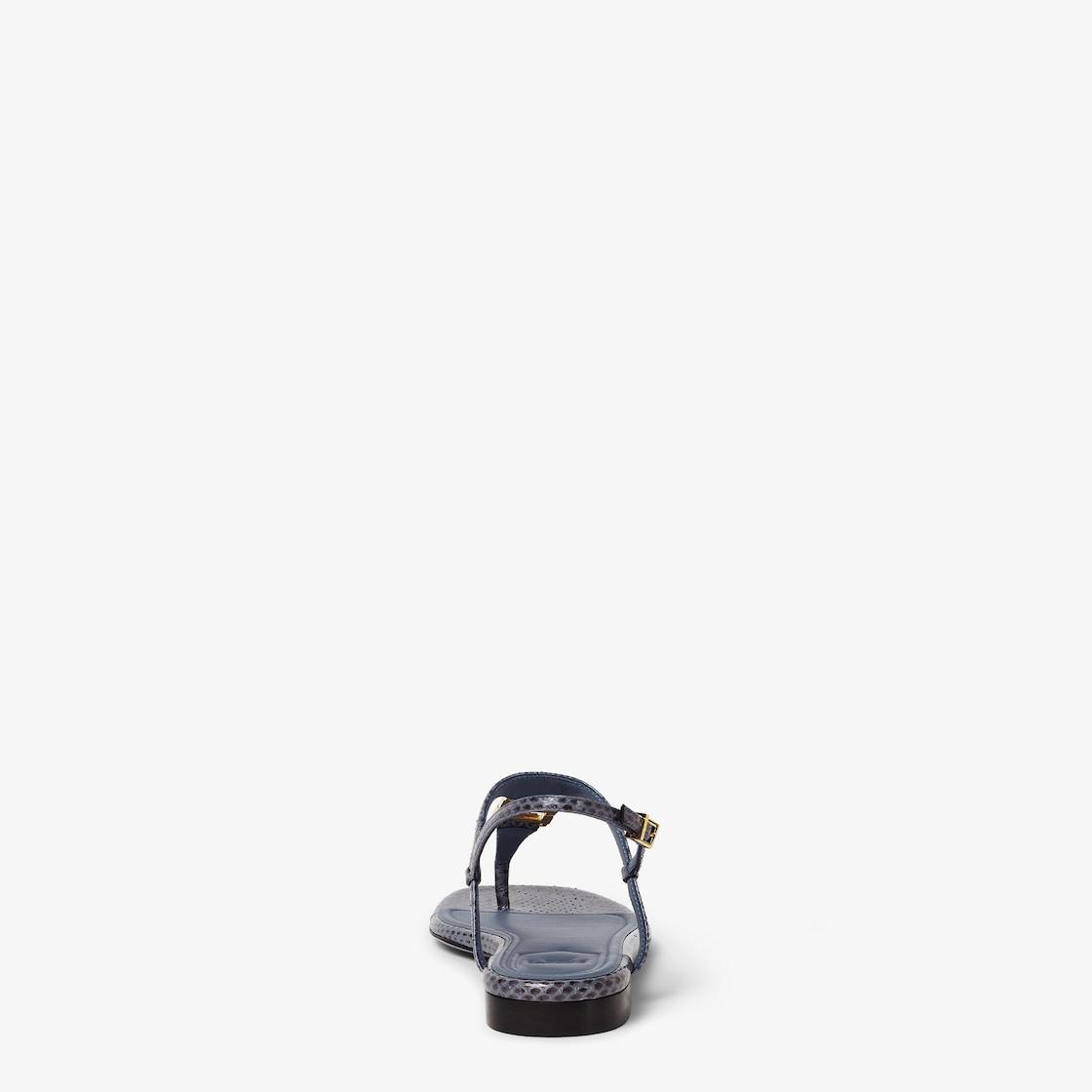 Fendi FFoldBlue ayers thong sandals Product Image