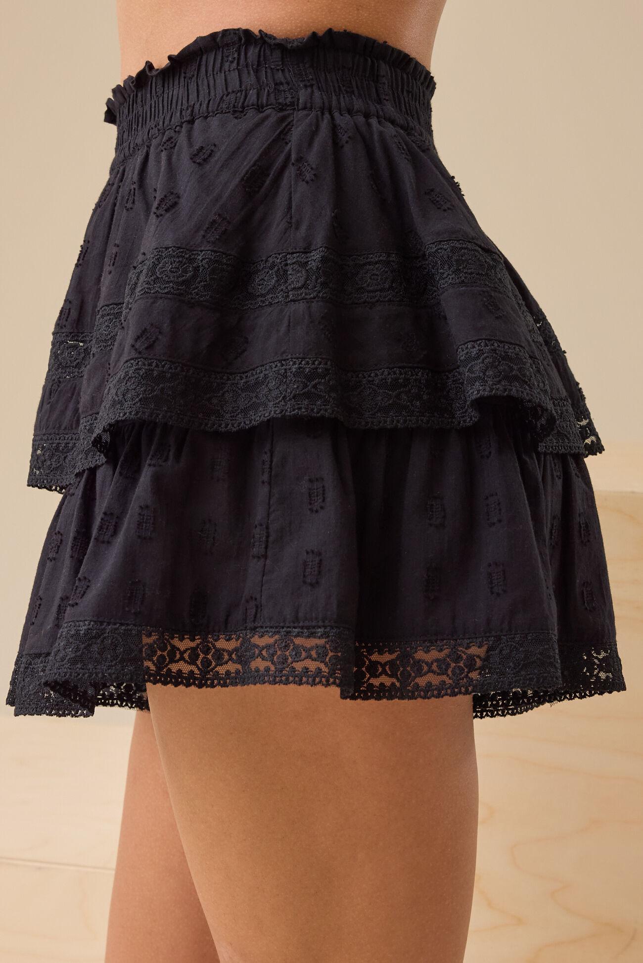 Raleigh Layered Lace Shorts Product Image