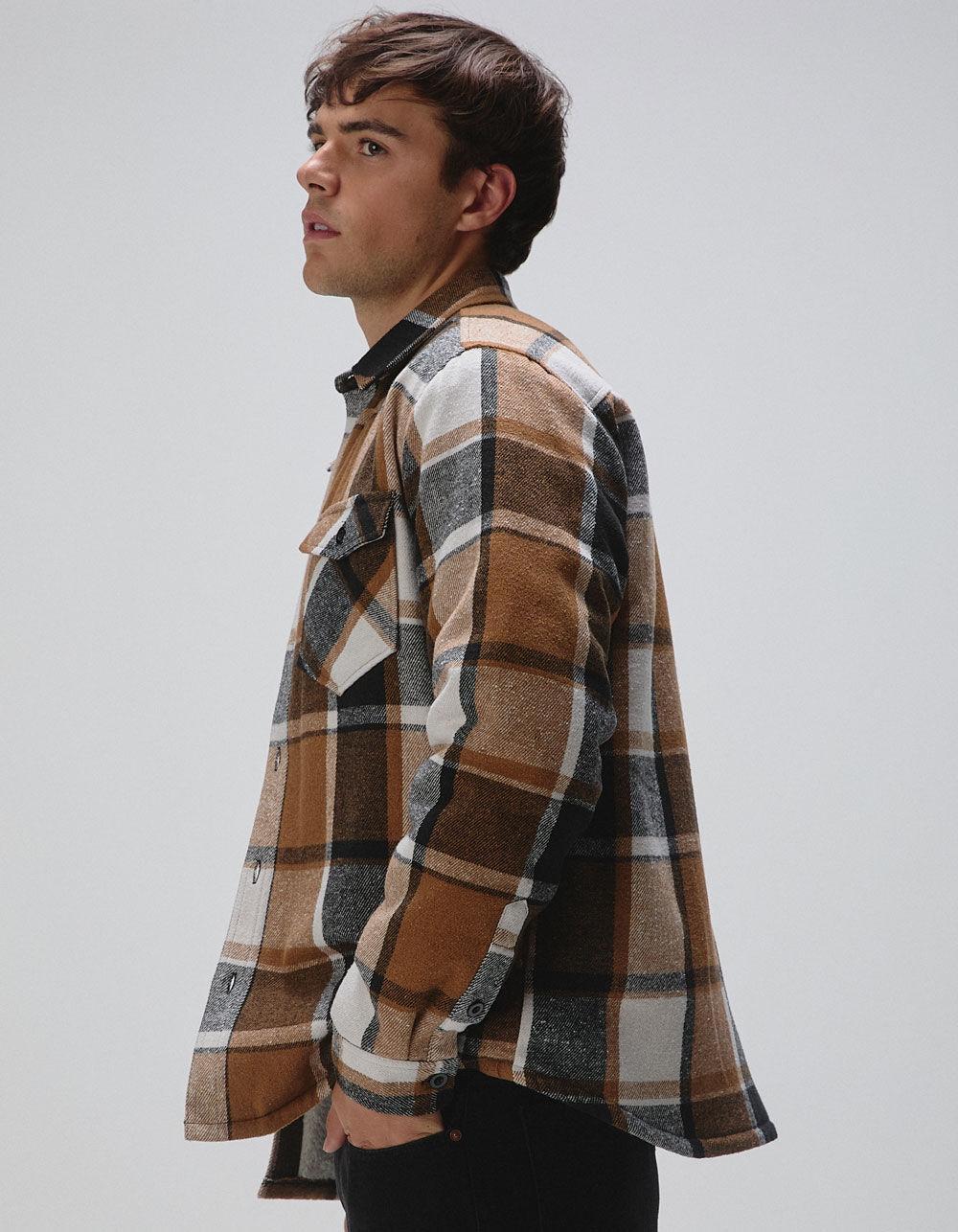 RSQ Mens Plaid Sherpa Jacket Product Image