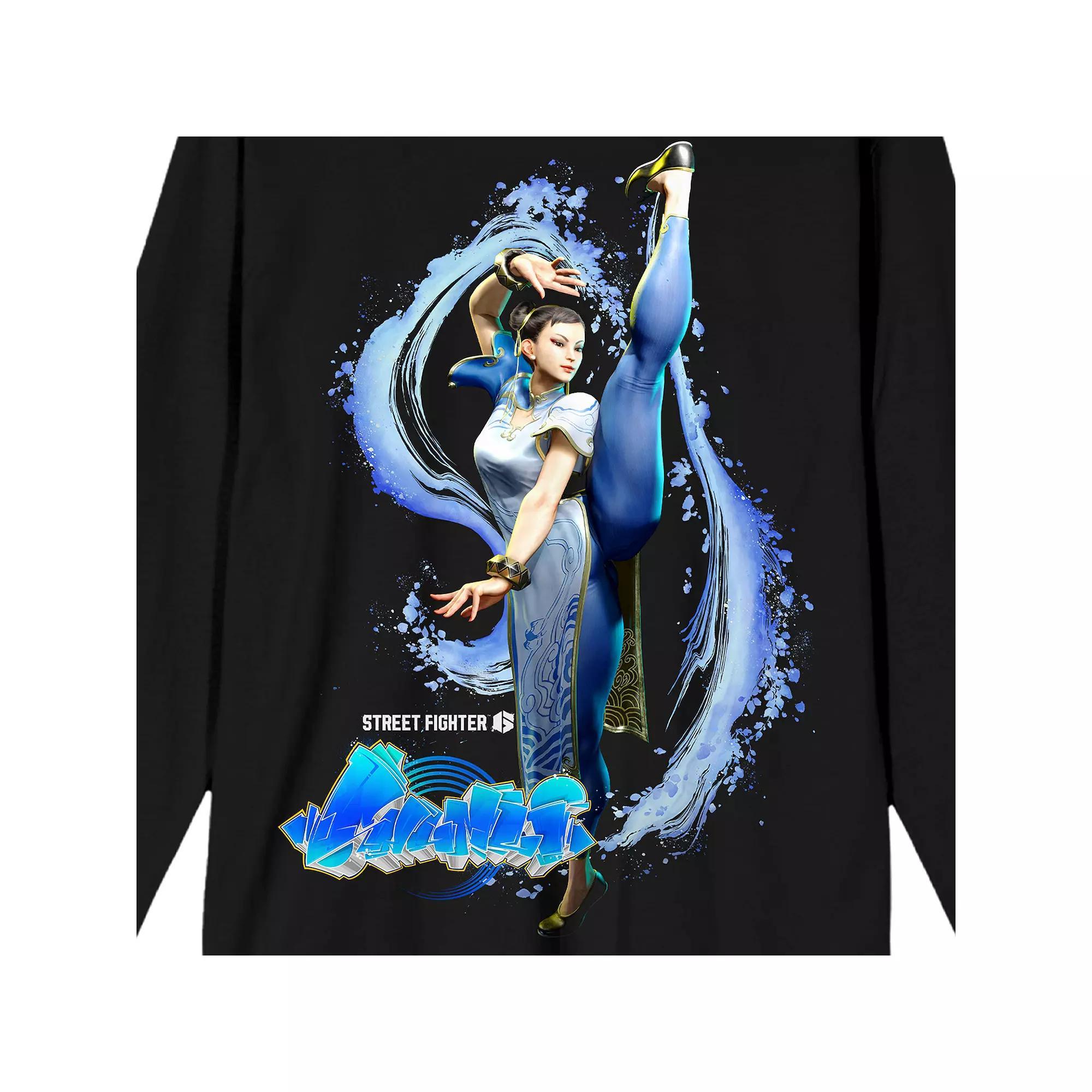 Men's Street Fighter VI Chun-Li Graphic Tee, Size: XL, Black Product Image