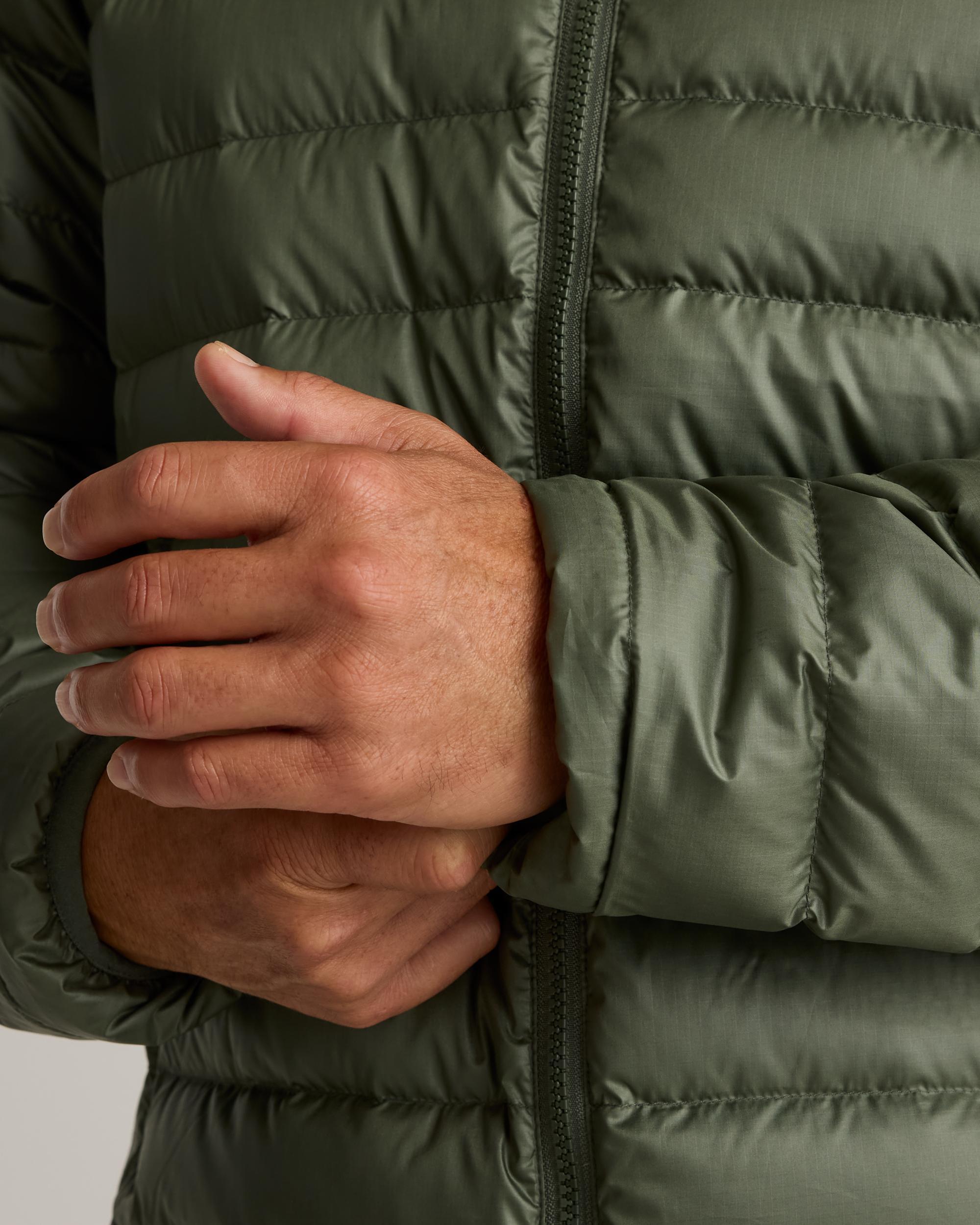 Quince | Men's Lightweight Down Packable Puffer Hooded Jacket Recycled Polyester Product Image