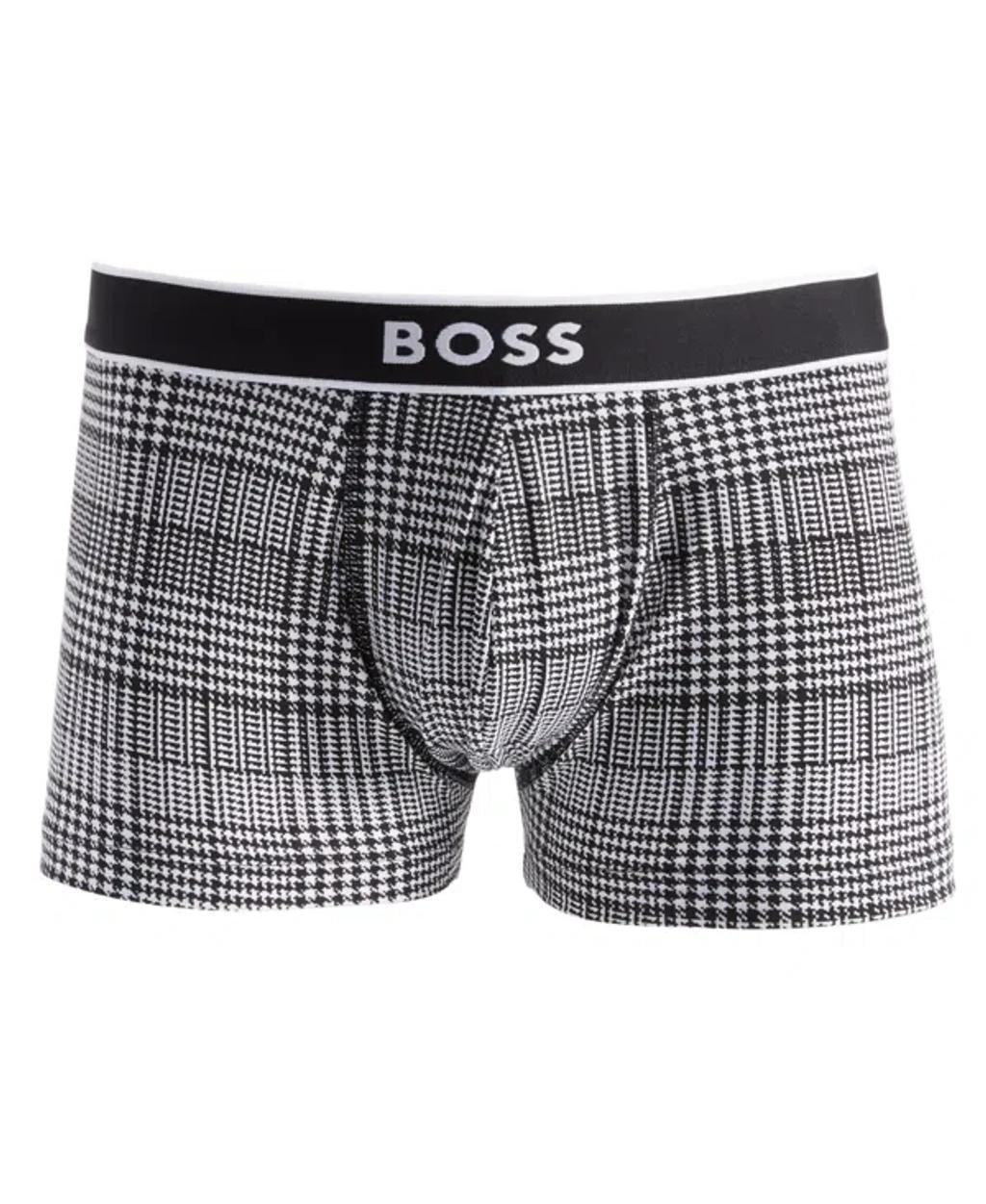 Boss by Hugo Boss Mens Trunk 24 Stretch Glen Plaid Trunks Product Image