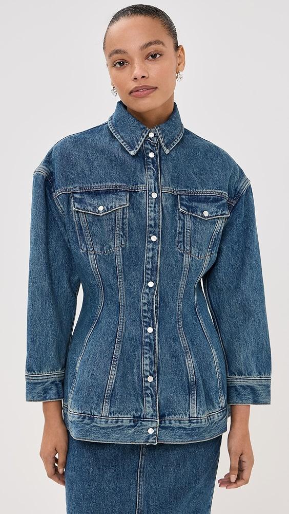 WARDROBE.NYC Denim Contour Jacket | Shopbop Product Image