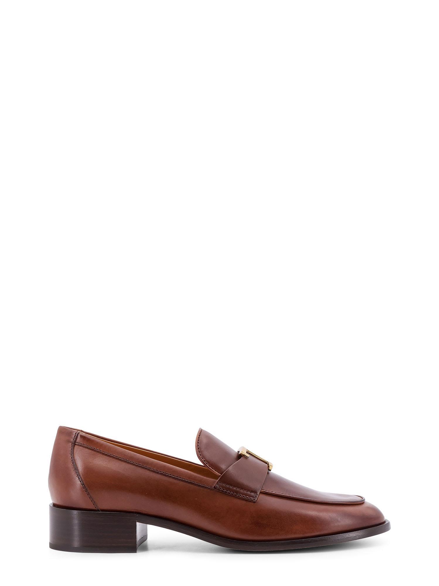 TOD'S Leather Loafer In Brown Product Image